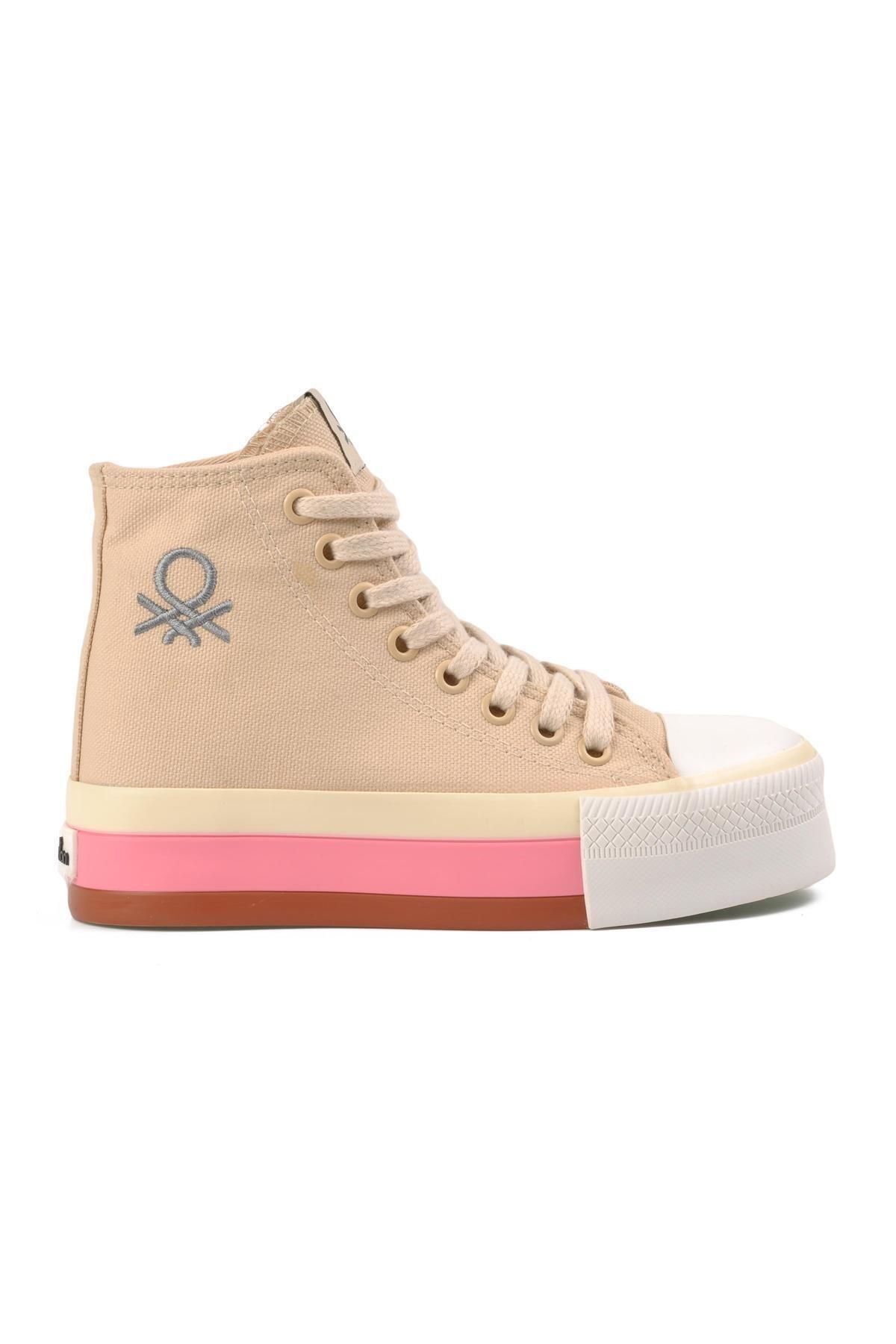 Benetton Bn-30944 Kadin Sneaker Spor Ayakkabi-bej 5002996213 Benetton Bn-30944 Kadin Sneaker Spor Ayakkabi-bej 5002996213