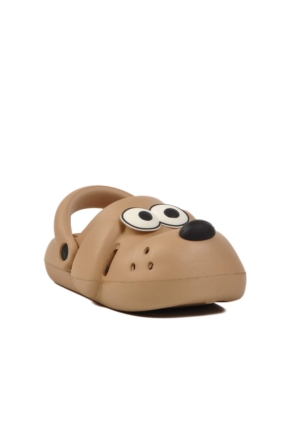 Doggy Kapiçüno Köpek Figürlü Sevimli Günlük Bahçe Sahil Plaj Kreş Unisex Çocuk Terlik&Sandalet