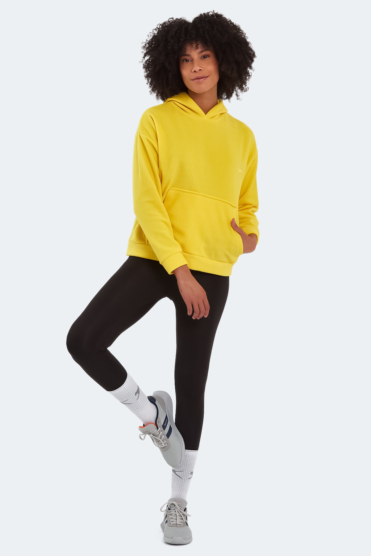 Slazenger SASSA IN Kadın Kapüşonlu Cepli Sarı Polar Sarı Slazenger SASSA IN Kadın Kapüşonlu Cepli Sarı Polar Sarı