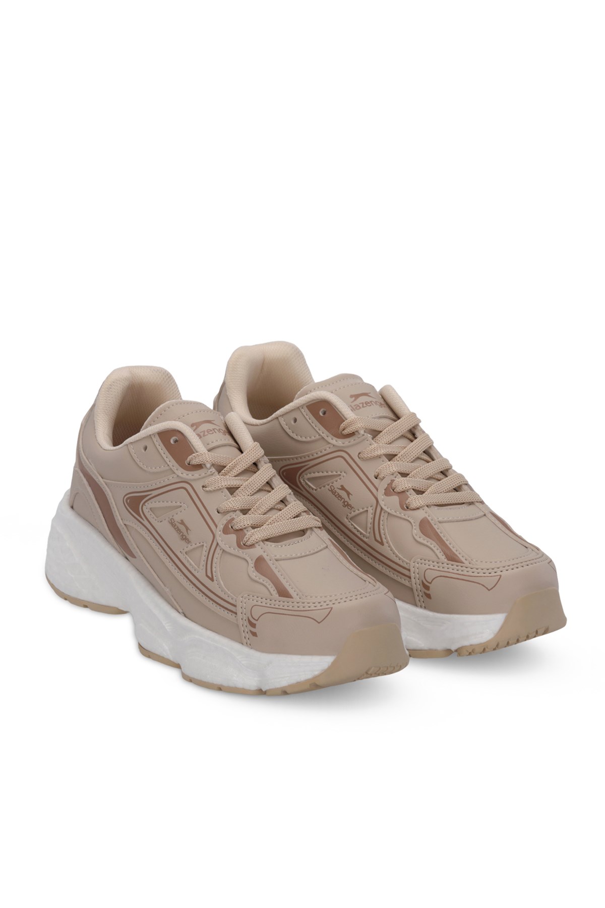 Slazenger Zafıra Kadın Sneaker Günlük Spor Ayakkabı Bej SA25RG002-596 Slazenger Zafıra Kadın Sneaker Günlük Spor Ayakkabı Bej SA25RG002-596