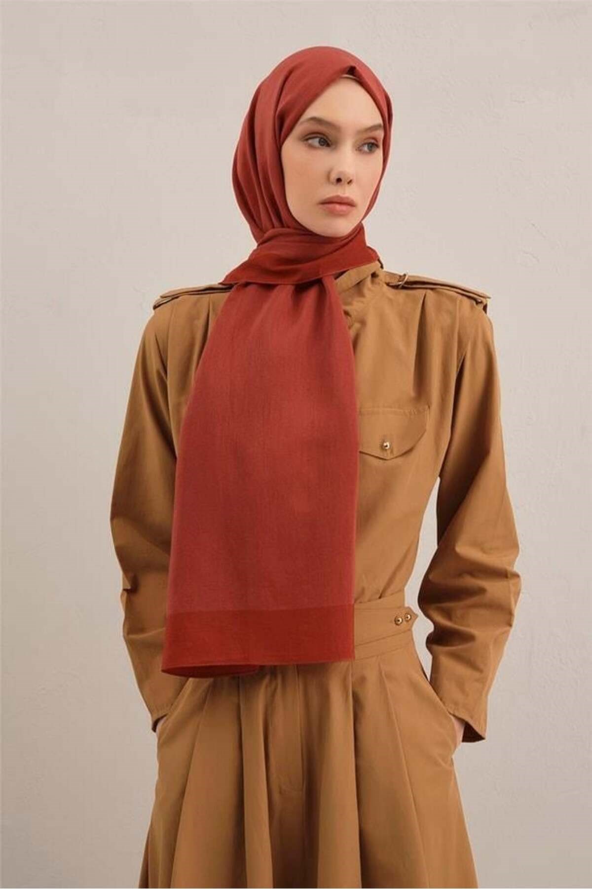 Armine Bordürlü Lyocell Şal 35