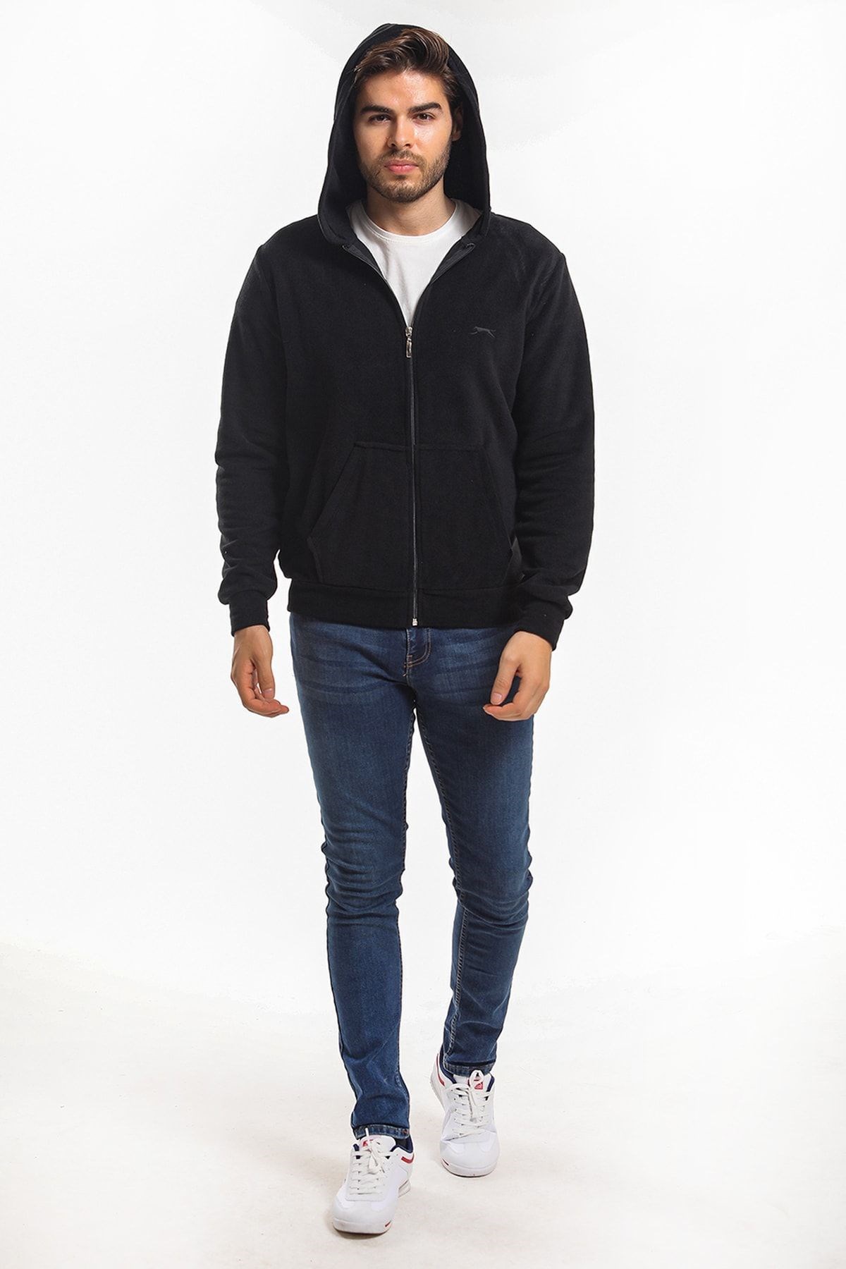 Slazenger SAMSON Erkek Sweatshirt Siyah ST21WE064
