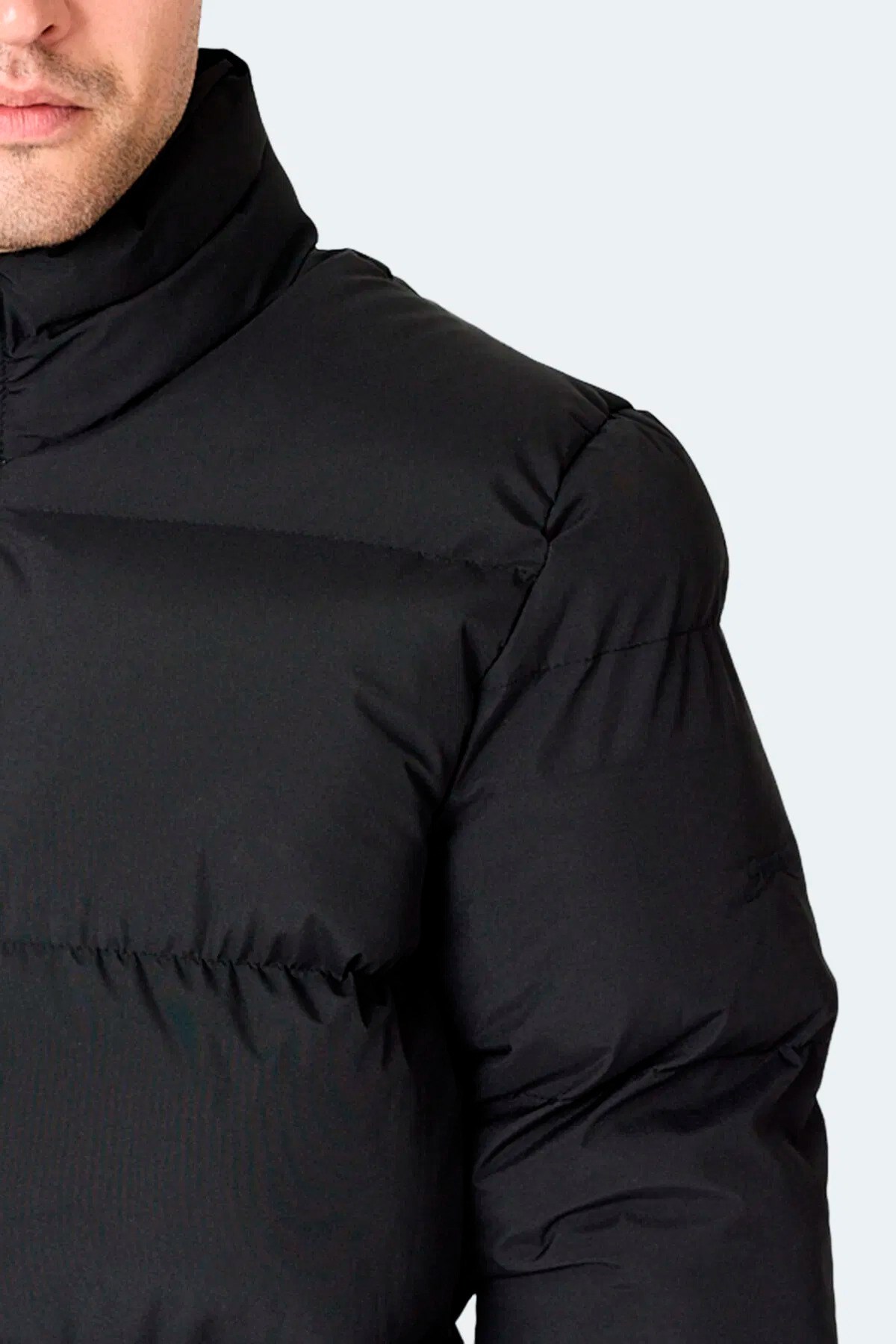 Slazenger HECARIM Erkek Kapüşonlu Şişme Siyah Mont & Kaban ST25JE033-500