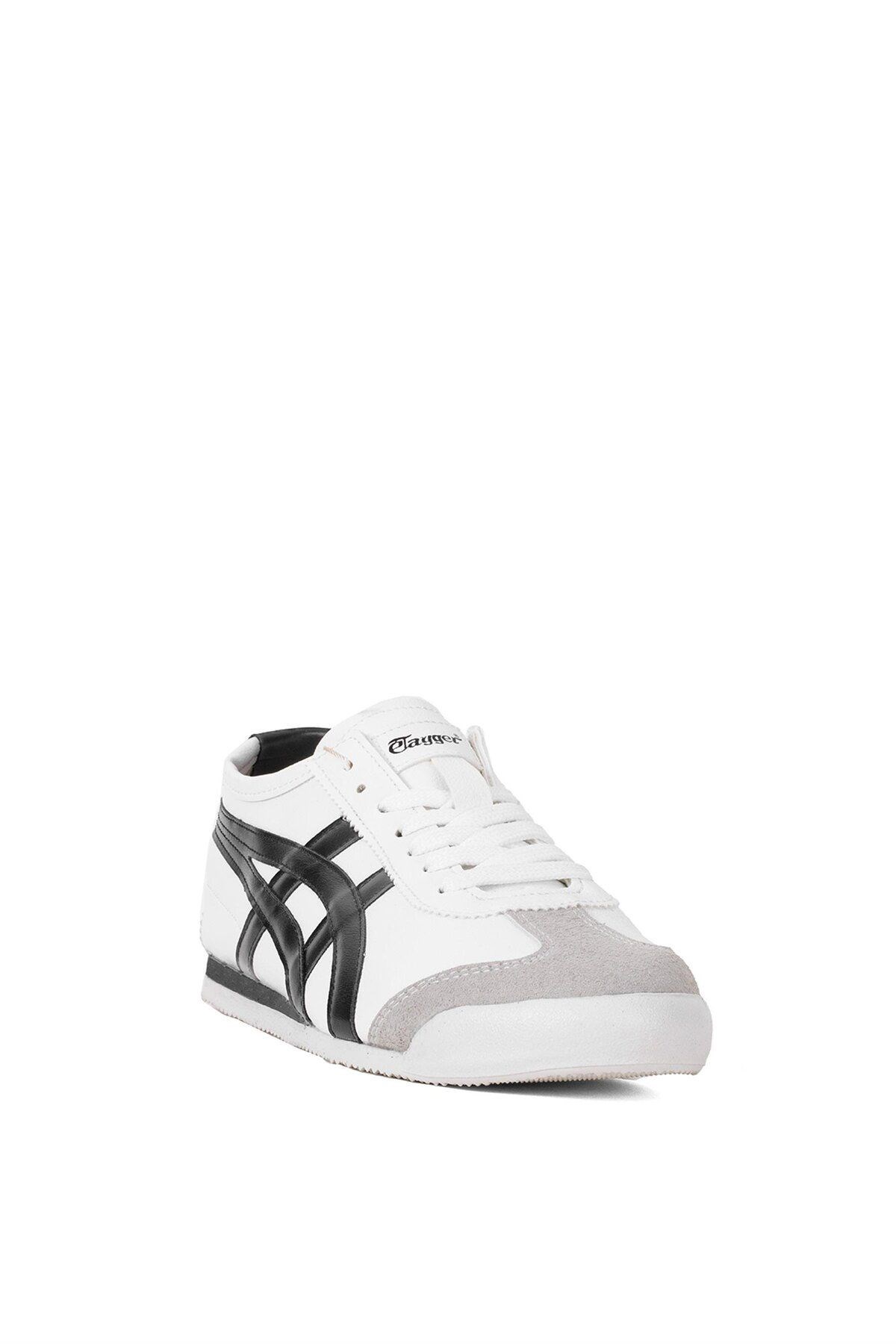 eTayger E-2054 Erkek Casual Klasik Sneaker Beyaz - Siyah eTayger E-2054 Erkek Casual Klasik Sneaker Beyaz - Siyah