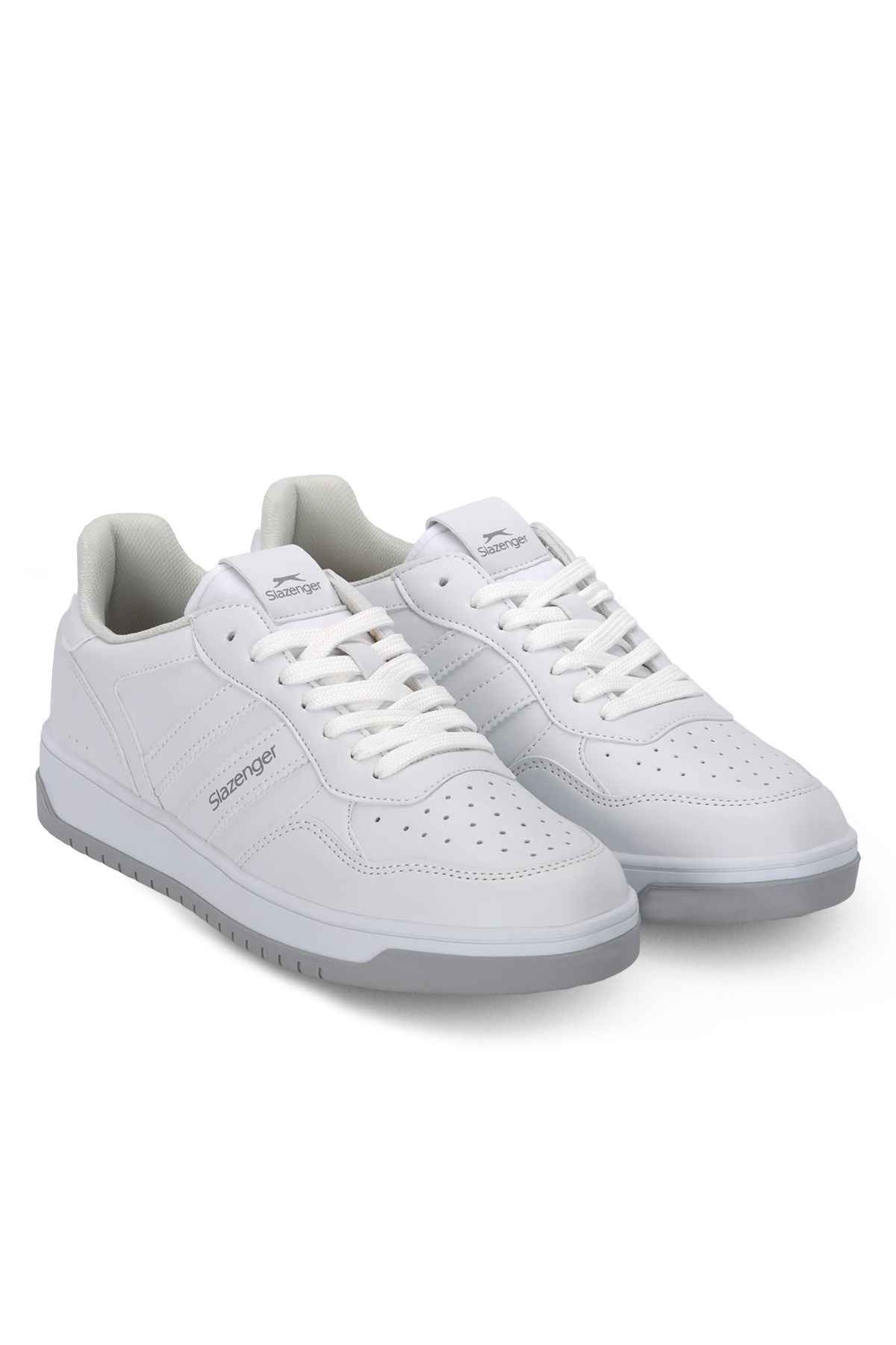 Slazenger FOX Erkek Beyaz / Gri Günlük Spor Ayakkabısı SA16LE150 Slazenger FOX Erkek Beyaz / Gri Günlük Spor Ayakkabısı SA16LE150