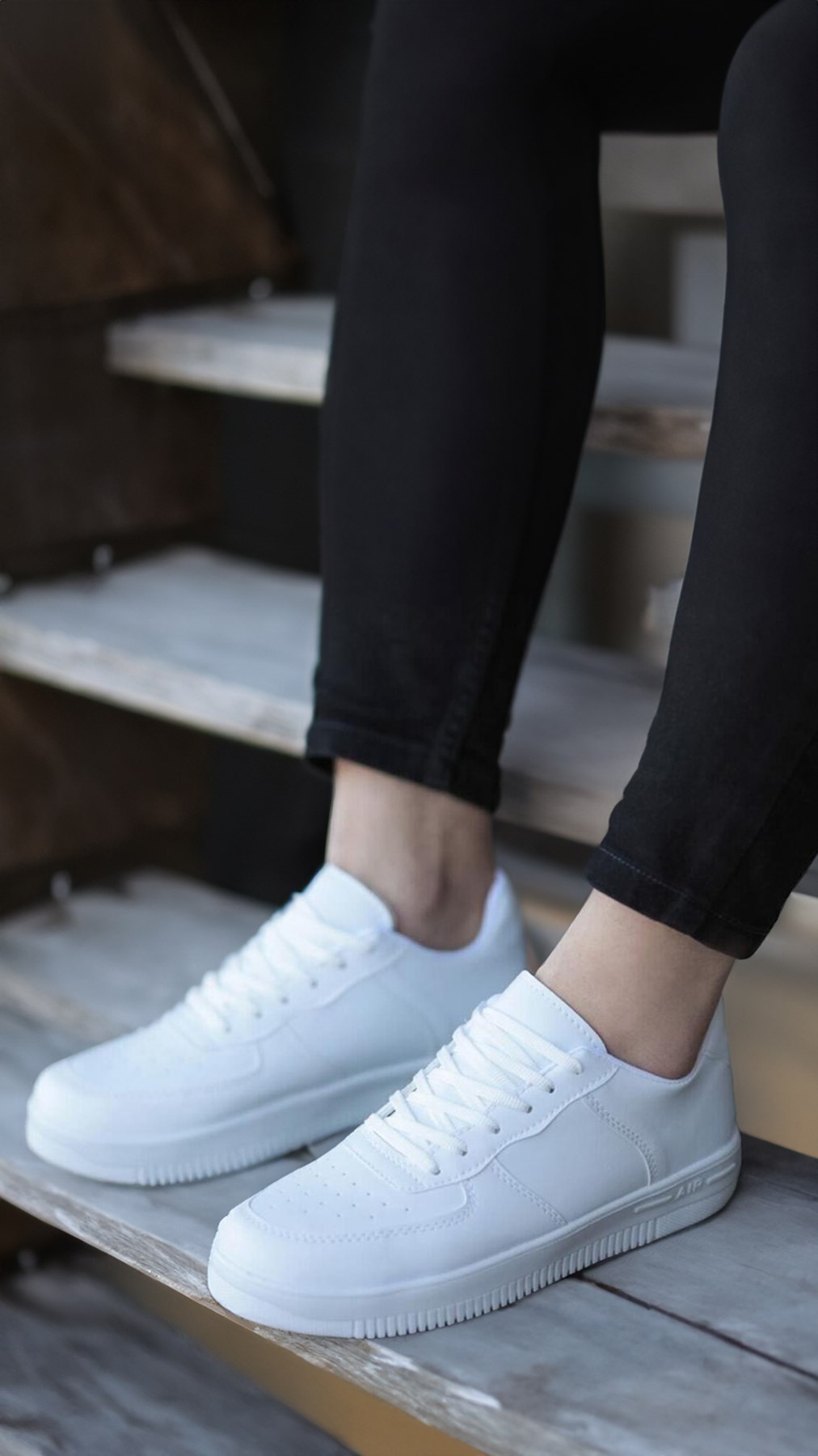 İncim Beyaz Lifestyle Unisex Spor Ayakkabı Günlük Sneaker  AİRFORCE