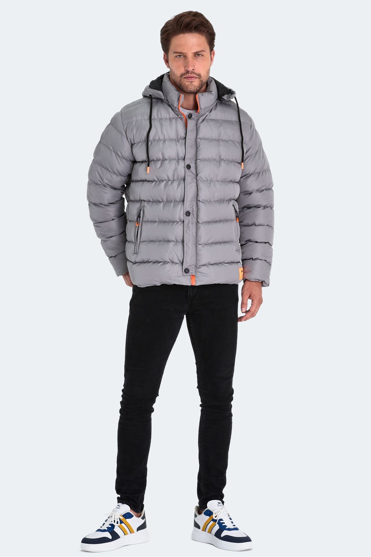 Slazenger SALINE Erkek Mont Gri ST23JE057 Slazenger SALINE Erkek Mont Gri ST23JE057