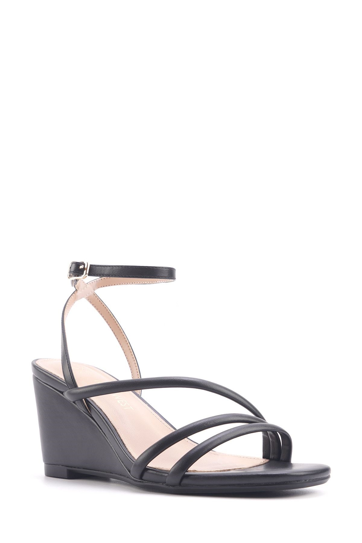 Nine West JUNE 4FX Siyah Kadın Comfort Sandalet JUNE 4FX