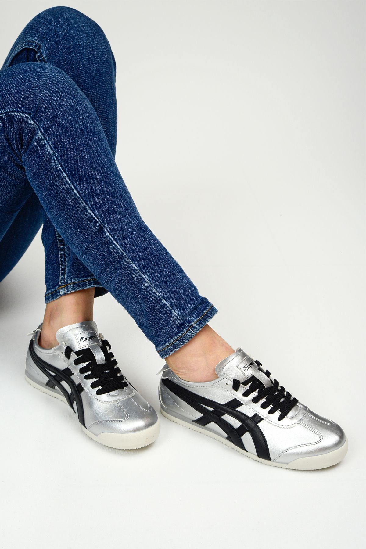 eTayger Gümüş Siyah CASUAL RAHAT UNISEX SNEAKER AYAKKABI E-2003 eTayger Gümüş Siyah CASUAL RAHAT UNISEX SNEAKER AYAKKABI E-2003