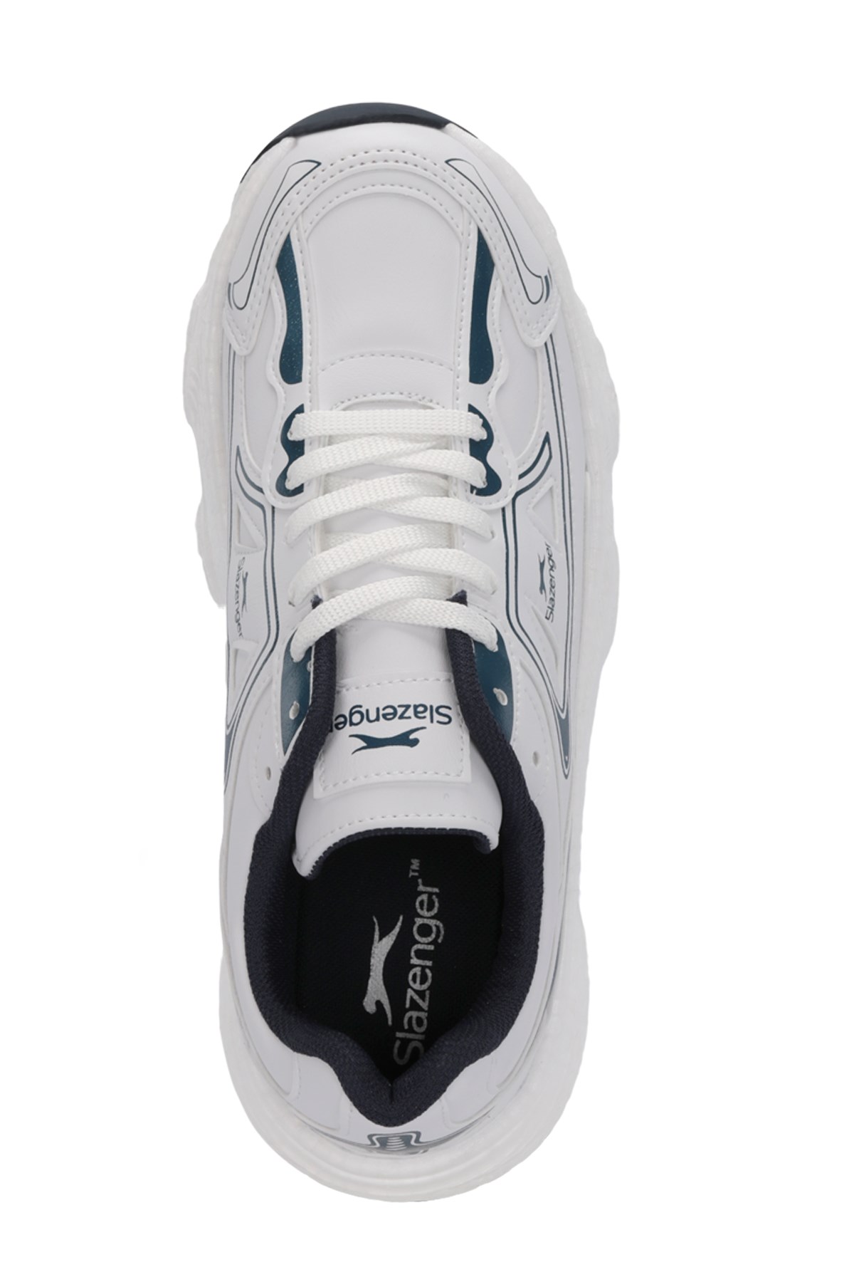Slazenger Zafıra Kadın Sneaker Günlük Spor Ayakkabı Lacivert Beyaz SA25RG002-596 Slazenger Zafıra Kadın Sneaker Günlük Spor Ayakkabı Lacivert Beyaz SA25RG002-596