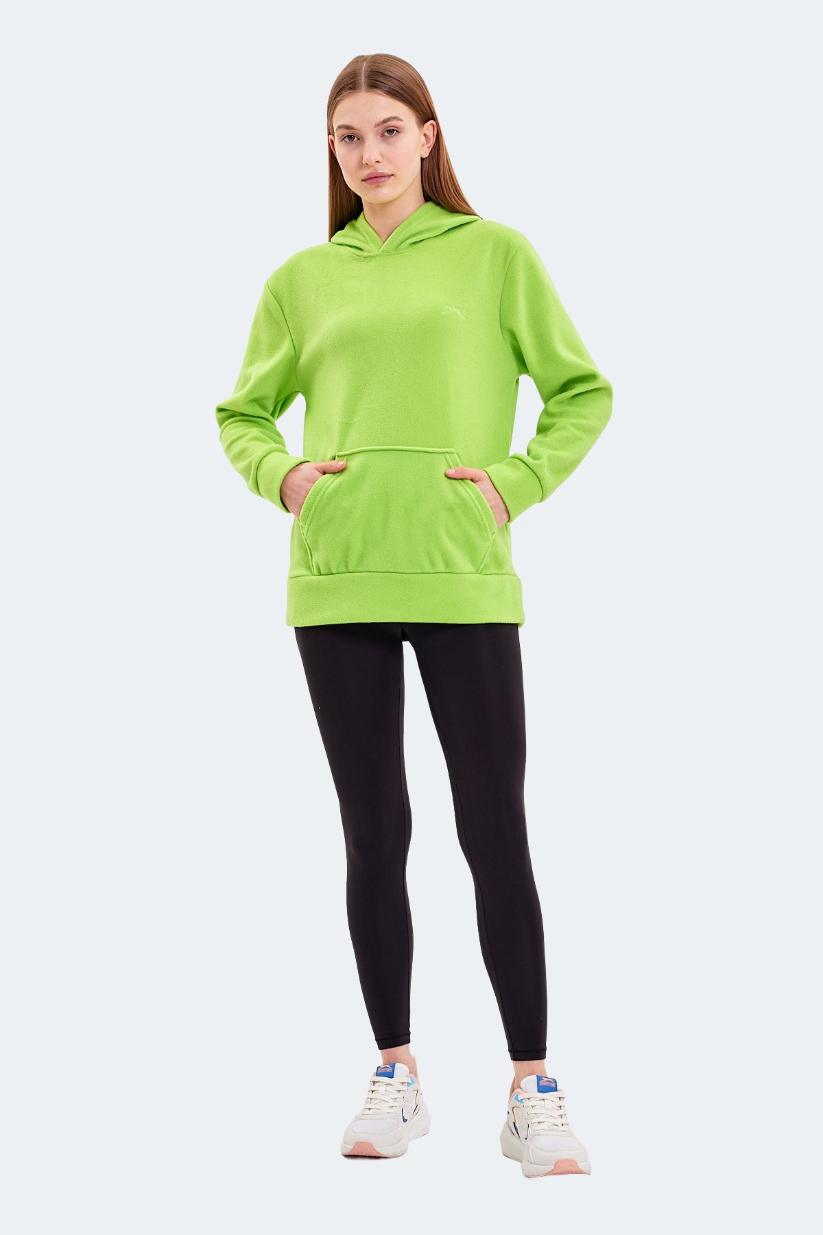 Slazenger SASSA IN Kadın Kapüşonlu Cepli Nane Polar Nane Slazenger SASSA IN Kadın Kapüşonlu Cepli Nane Polar Nane