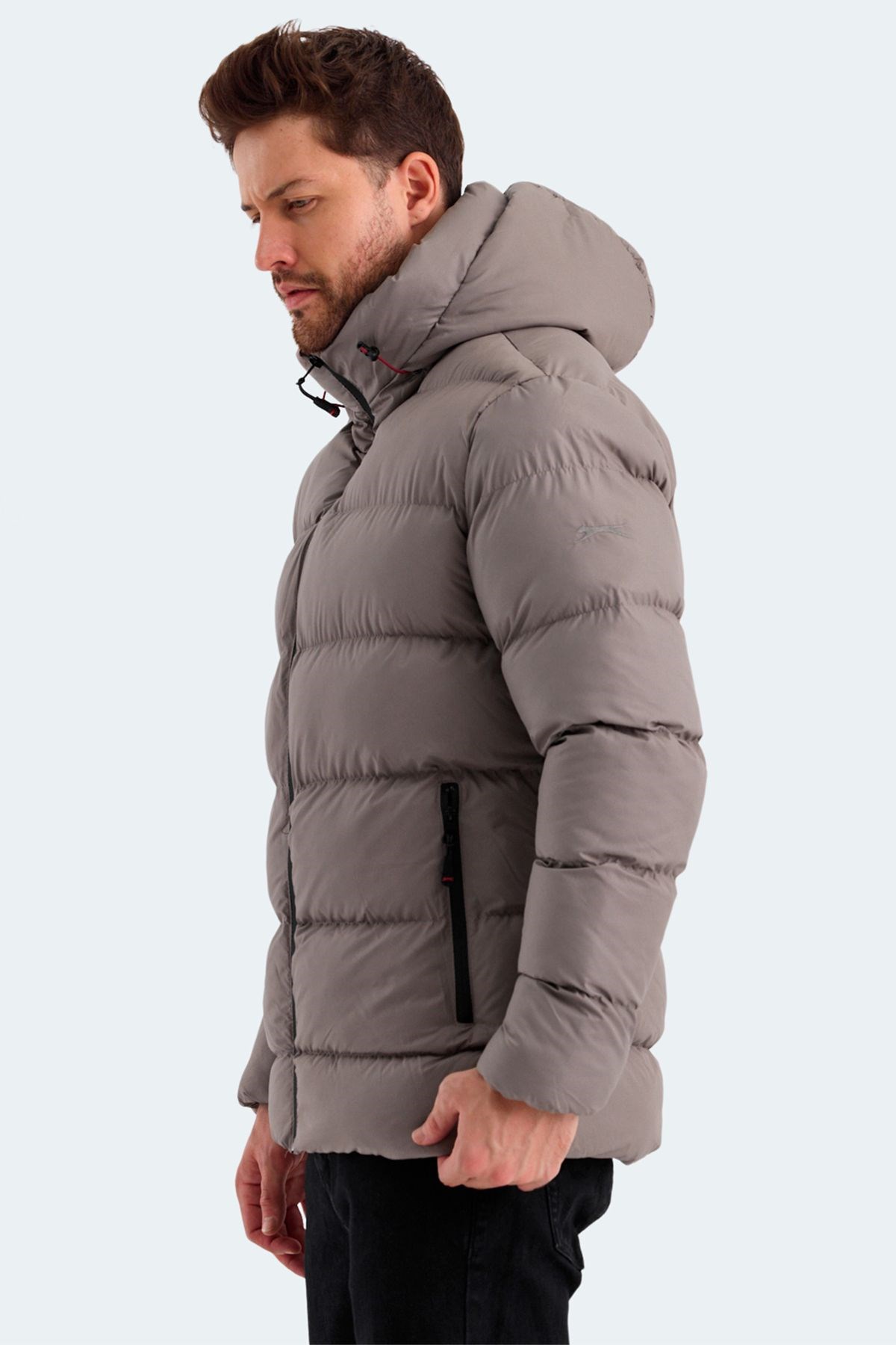 Slazenger Hank Erkek Mont & Kaban Taş Gri ST22JE001 Slazenger Hank Erkek Mont & Kaban Taş Gri ST22JE001