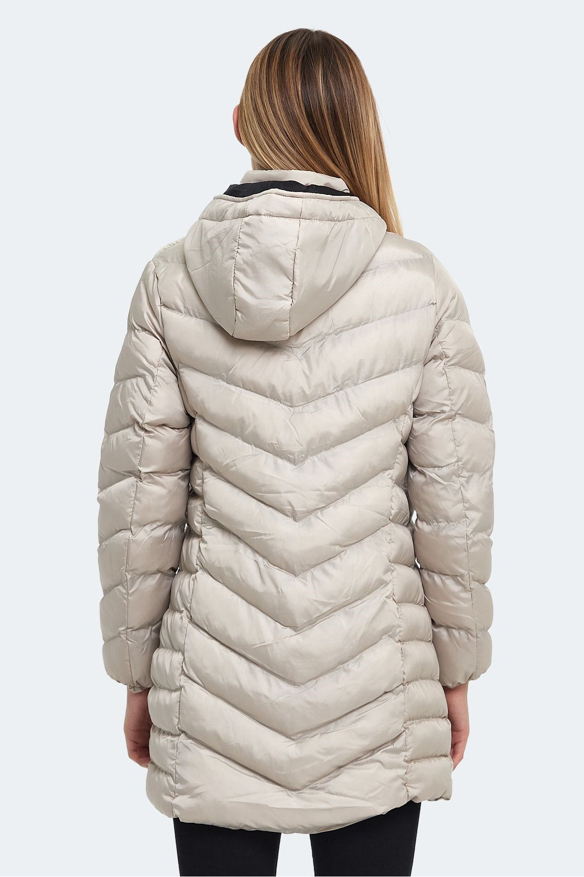 Slazenger r GWEN Kadın Mont Beyaz ST23JK019 Slazenger r GWEN Kadın Mont Beyaz ST23JK019