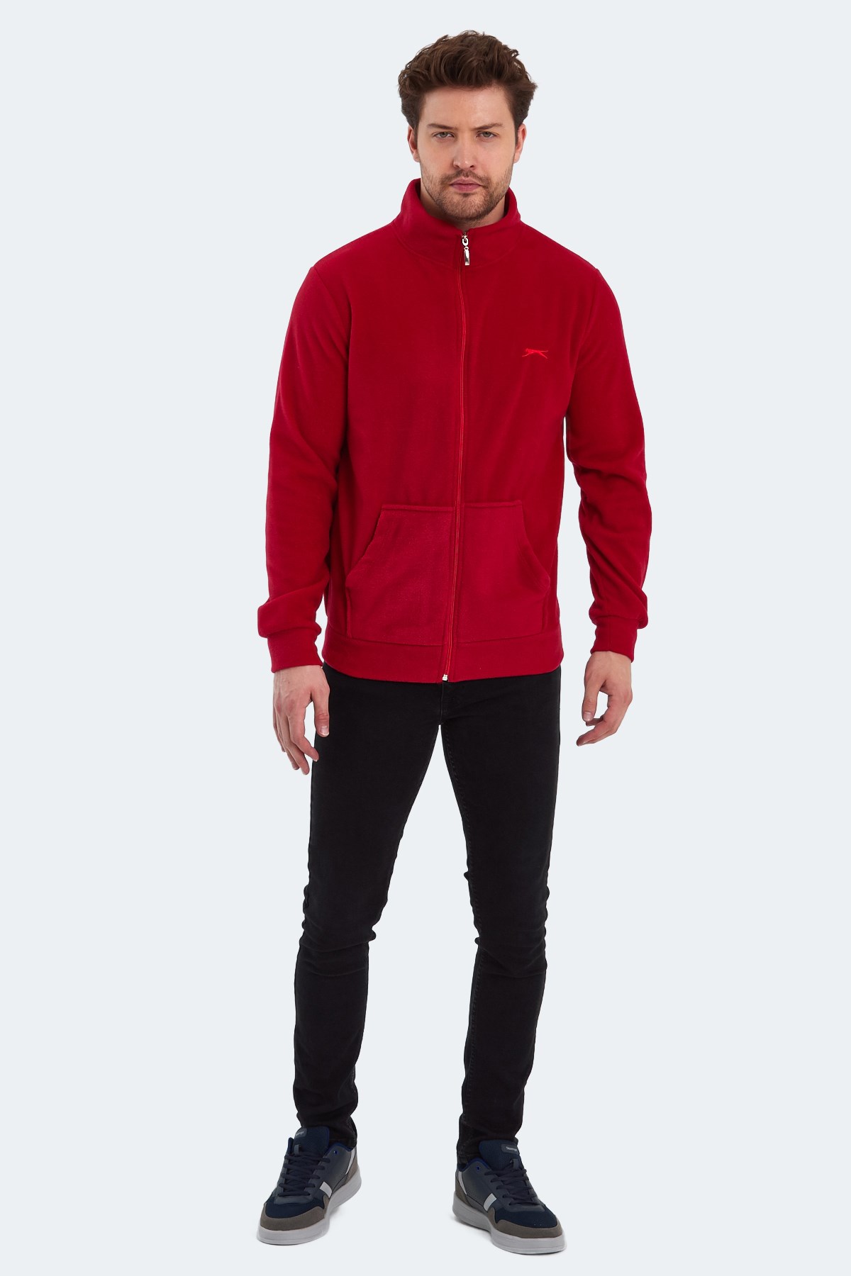 Slazenger SANSA Erkek  Kırmızı Polar st21we058deleted1740177763 Kırmızı