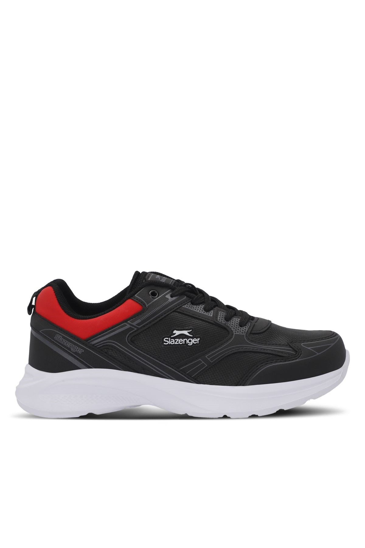 Slazenger GIMA Erkek Sneaker Ayakkabı Siyah / Kırmızı SA24RE001 Slazenger GIMA Erkek Sneaker Ayakkabı Siyah / Kırmızı SA24RE001