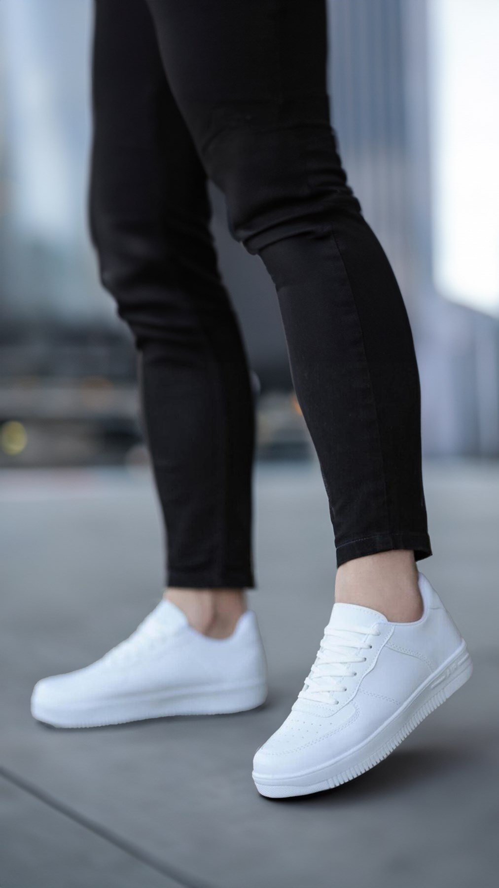 İncim Beyaz Lifestyle Unisex Spor Ayakkabı Günlük Sneaker  AİRFORCE