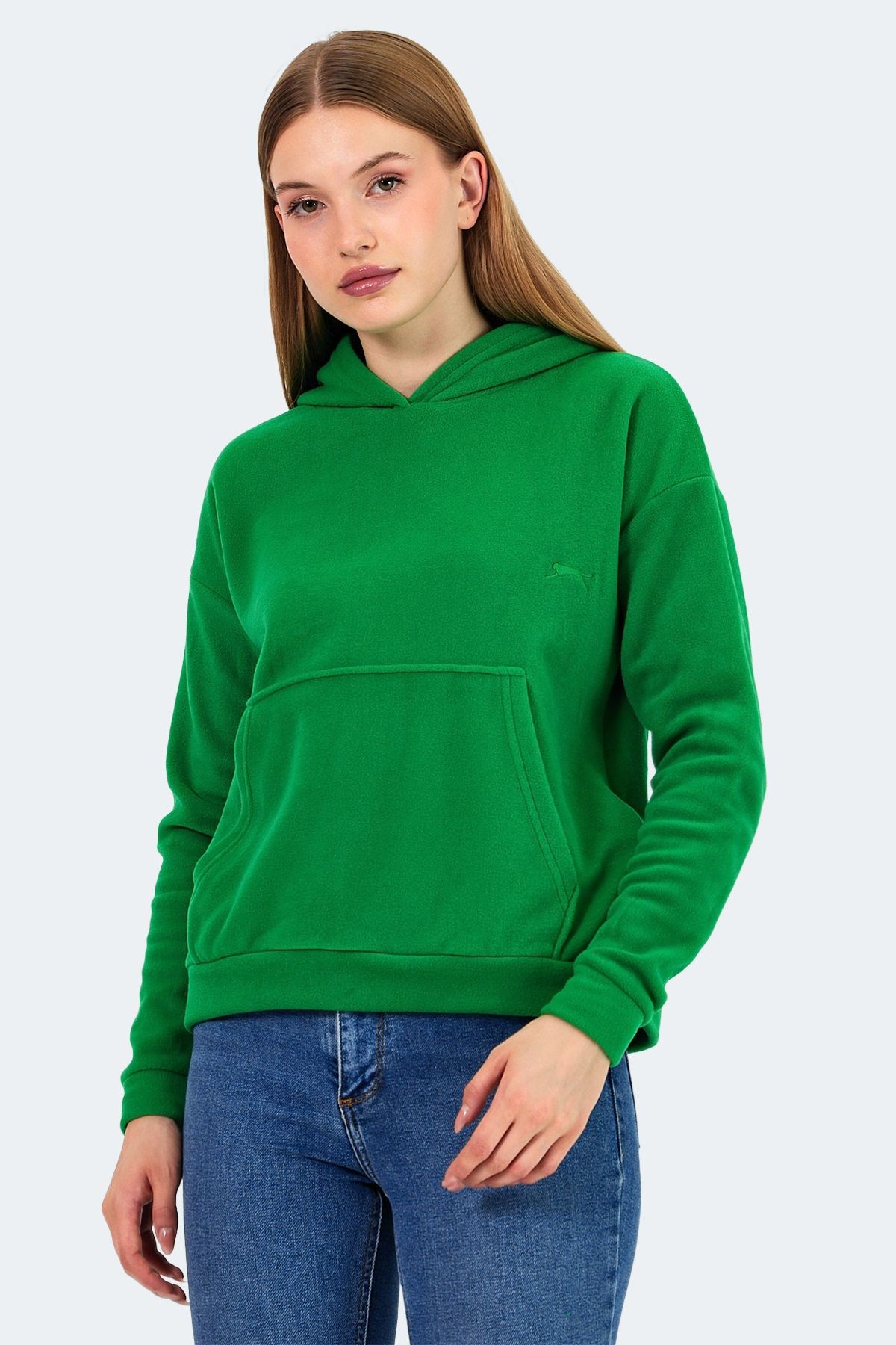 Slazenger Sassa In Kadın Polar Yeşil ST21WK040 Slazenger Sassa In Kadın Polar Yeşil ST21WK040