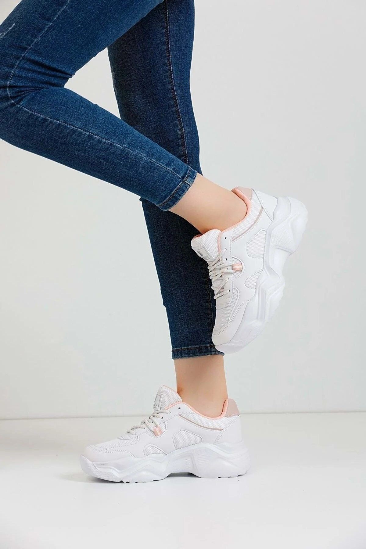 DarkStep 143 Rahat Kalın Taban Kadın Sneaker Spor Ayakkabı PRA-9546636-299117 DarkStep 143 Rahat Kalın Taban Kadın Sneaker Spor Ayakkabı PRA-9546636-299117