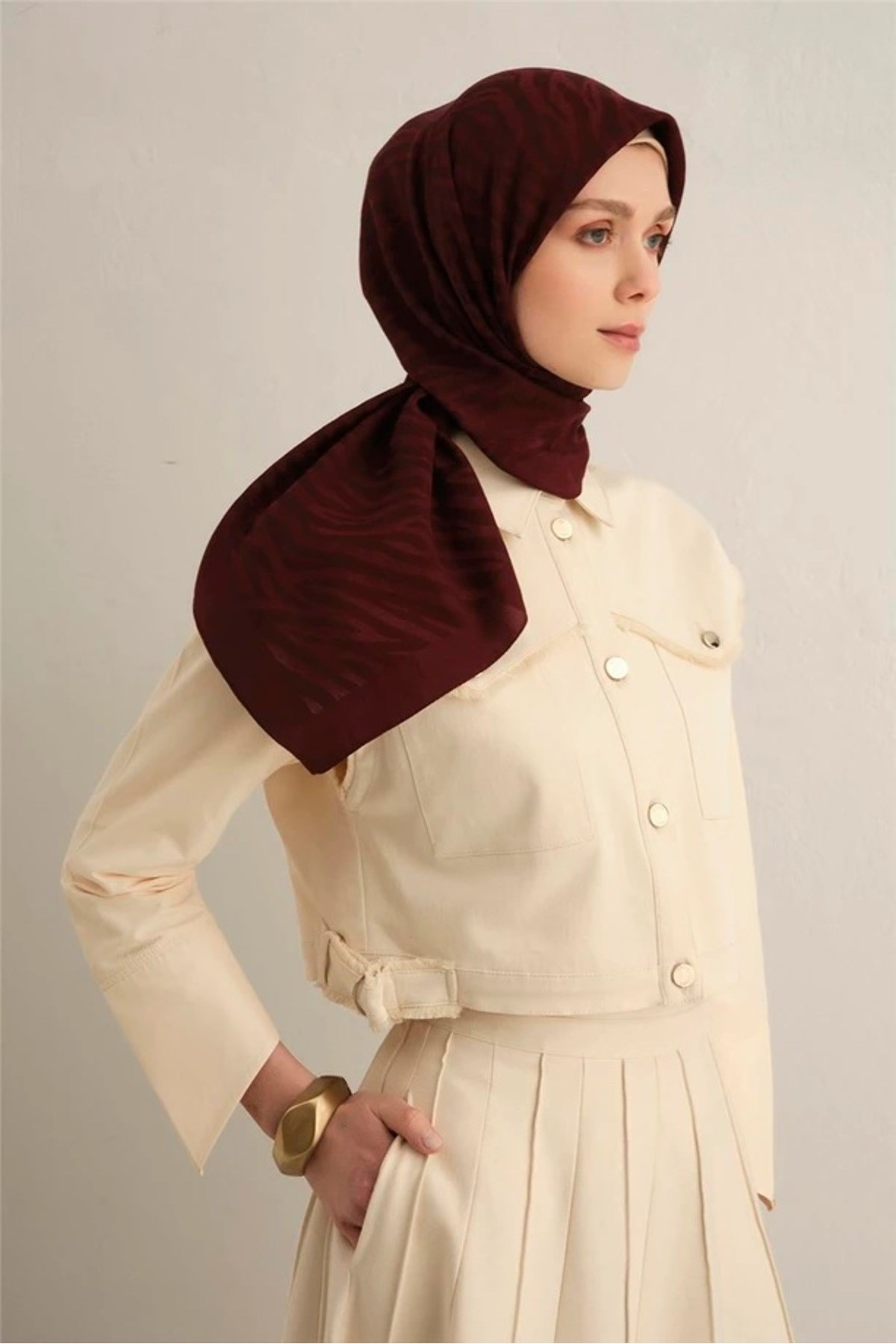 Armine 32 Pamora Eşarp 1 S00OA0444438 BORDO