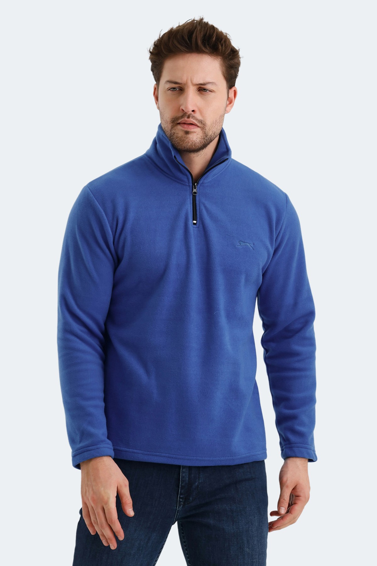 Slazenger SANNE IN Erkek Saks Mavi Polar ST21WE038