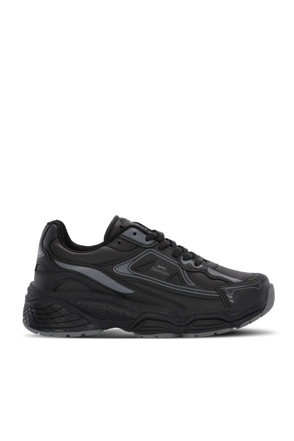 Slazenger Zafıra Kadın Sneaker Günlük Spor Ayakkabı Siyah SA25RG002-596 Slazenger Zafıra Kadın Sneaker Günlük Spor Ayakkabı Siyah SA25RG002-596