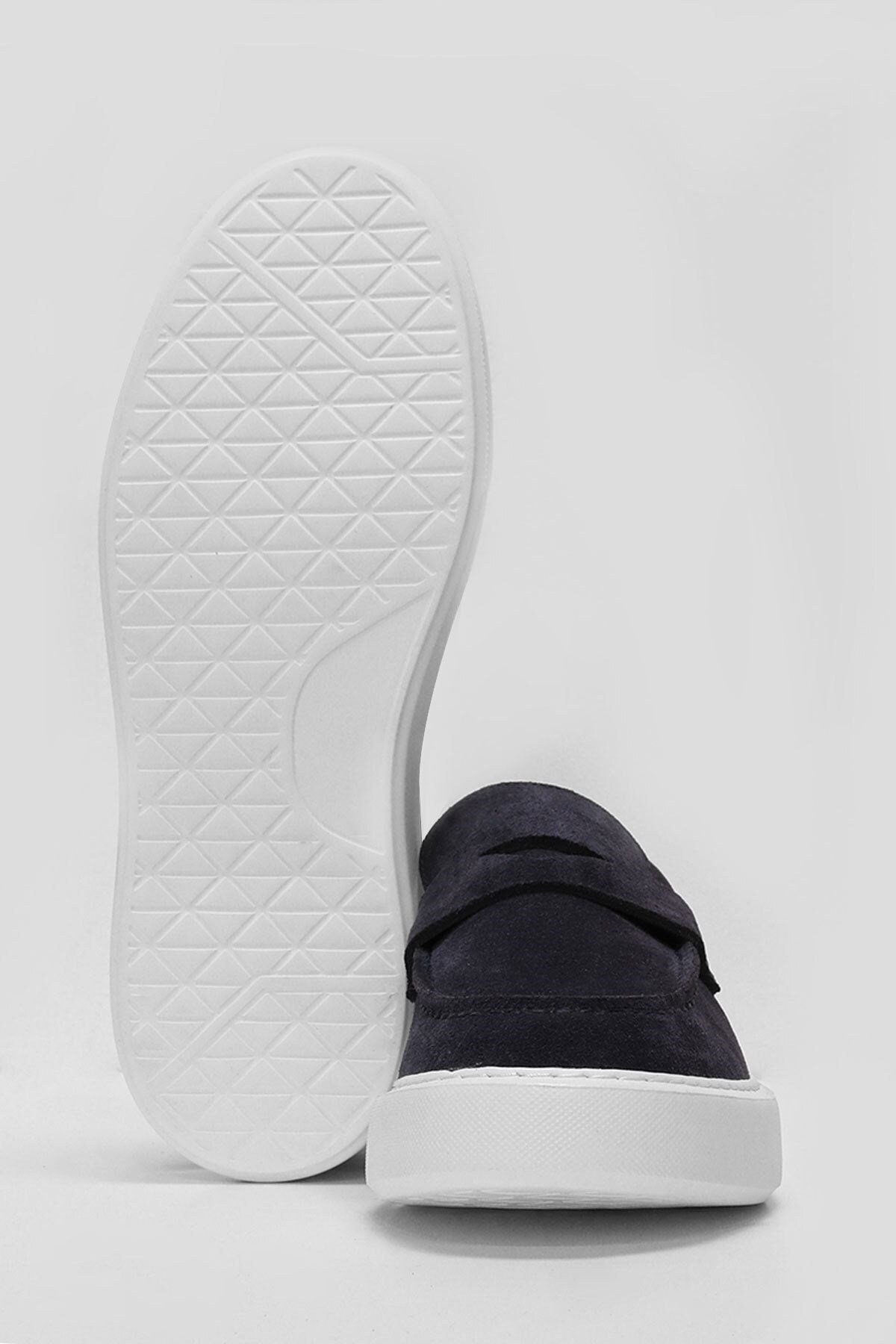 Hakiki Deri Bağcıklı Alex Model Günlük Sneaker Beyaz Ayakkabı