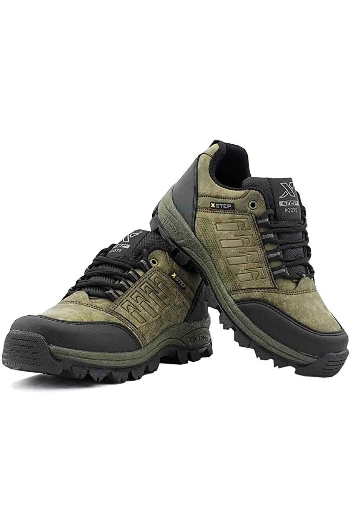 İncim ® | Xstepl Unisex Haki Suya Soğuğa Dayanıklı Kaydırmaz Termo Taban Kışlık Trekking Kısa Bot İncim ® | Xstepl Unisex Haki Suya Soğuğa Dayanıklı Kaydırmaz Termo Taban Kışlık Trekking Kısa Bot