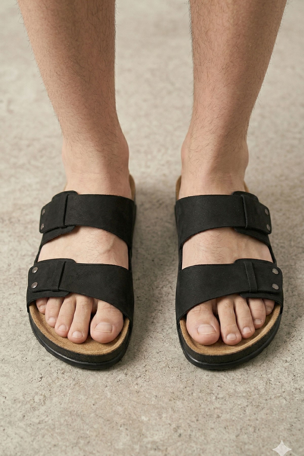 Look Life S963.020 İncim Comfort Pimli Çift Bantlı Siyah Erkek Terlik Günlük Sahil Plaj Terliği Look Life S963.020 İncim Comfort Pimli Çift Bantlı Siyah Erkek Terlik Günlük Sahil Plaj Terliği