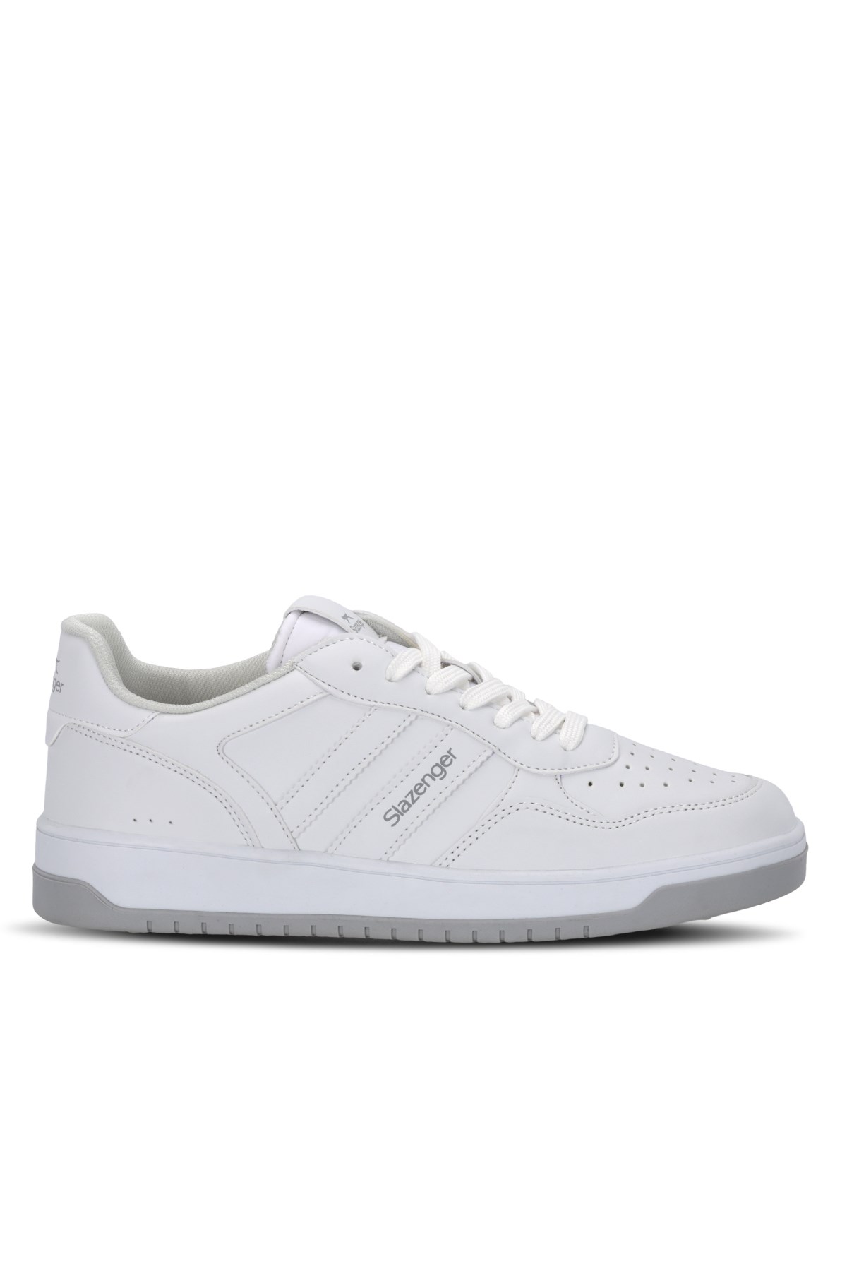 Slazenger FOX Erkek Beyaz / Gri Günlük Spor Ayakkabısı SA16LE150 Slazenger FOX Erkek Beyaz / Gri Günlük Spor Ayakkabısı SA16LE150