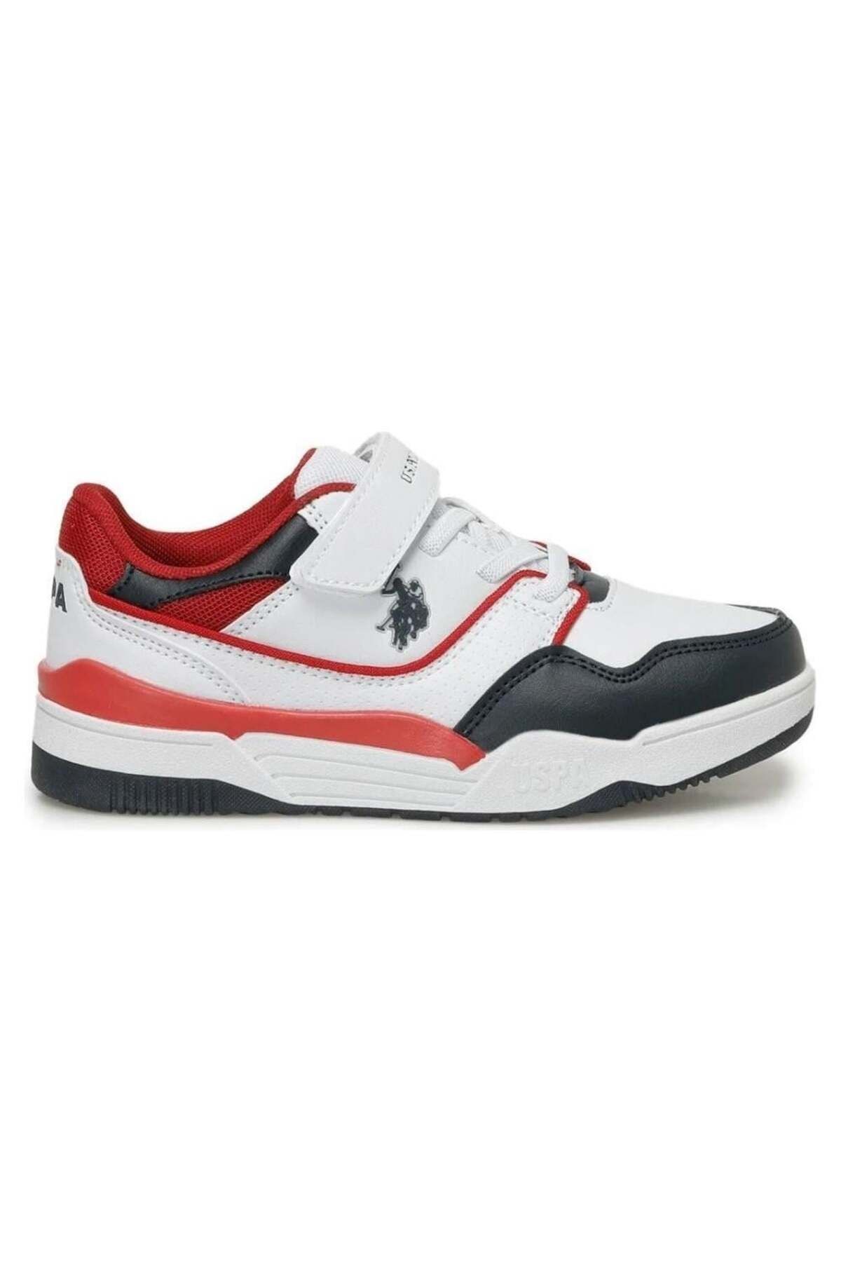 U.S. Polo Assn. 4m Martell JR Çocuk Ayakkabı Beyaz Kırmızı U.S. Polo Assn. 4m Martell JR Çocuk Ayakkabı Beyaz Kırmızı