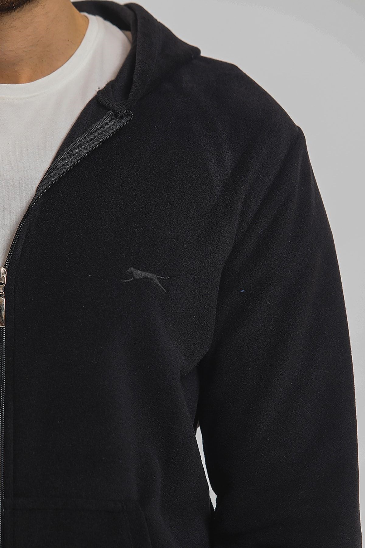 Slazenger SAMSON Erkek Sweatshirt Siyah ST21WE064