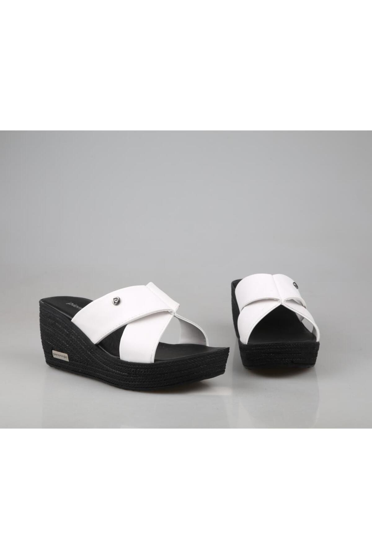 Pierre Cardin Pc-3513 Ortopedik Beyaz Kadın Terlik Pc-3513 Ortopedik