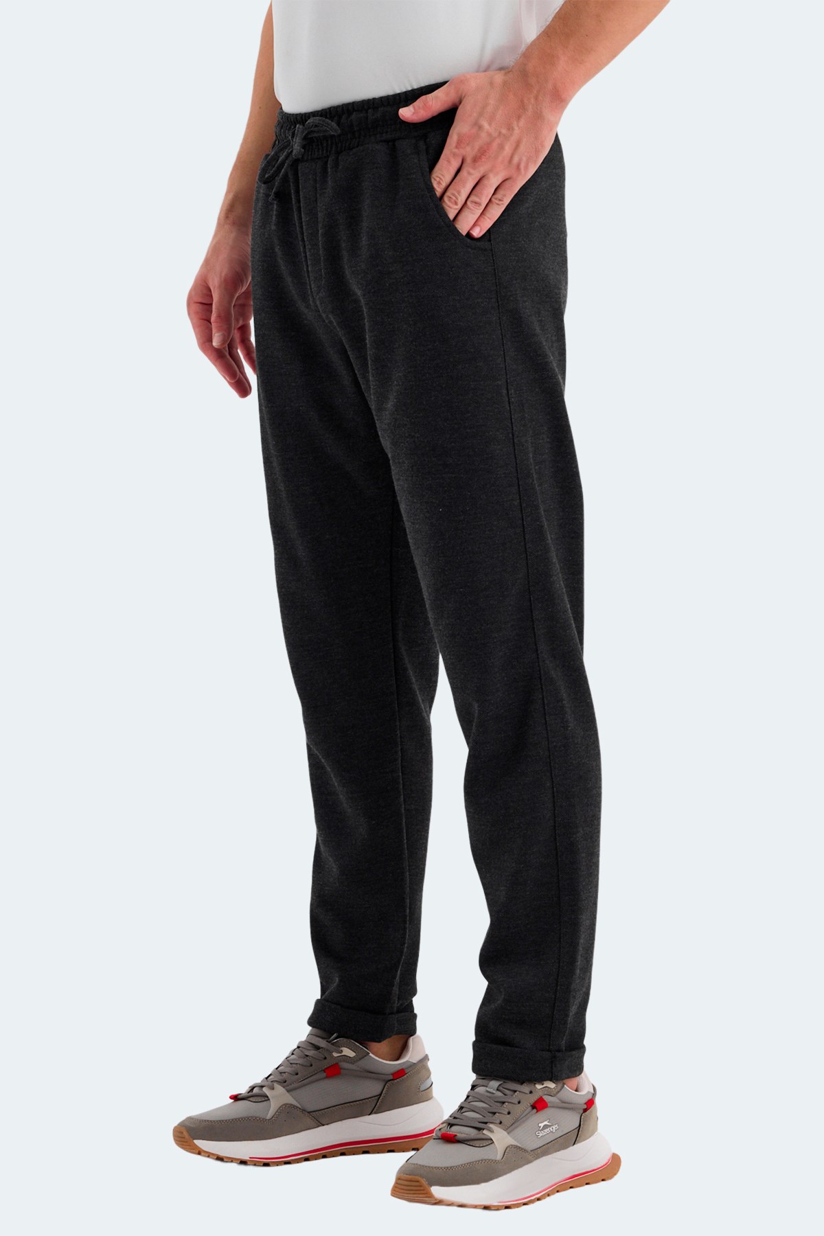 Slazenger NADICA Erkek Cepli Antrasit Eşofman Altı ST24PE027