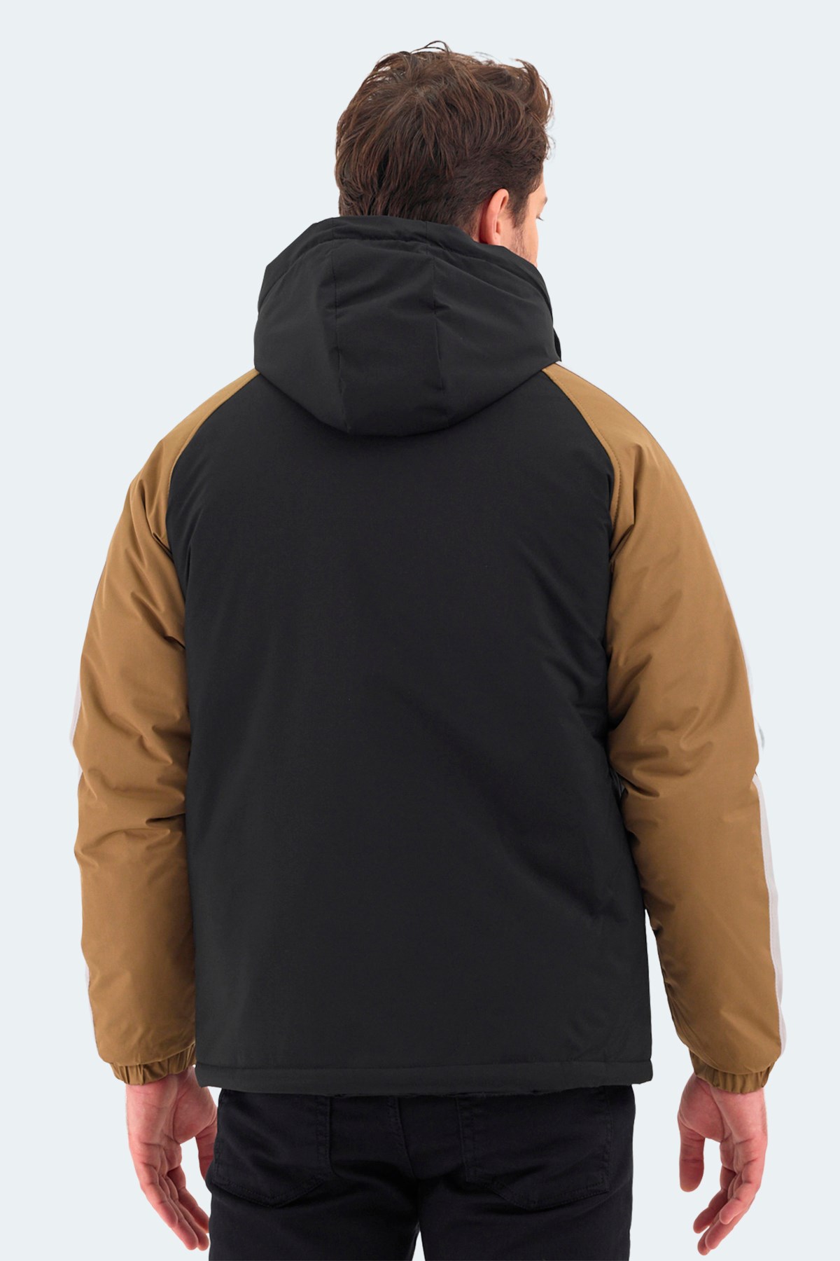 Slazenger HINOX Erkek Kapüşonlu Siyah Mont & Kaban ST24JE076 Slazenger HINOX Erkek Kapüşonlu Siyah Mont & Kaban ST24JE076