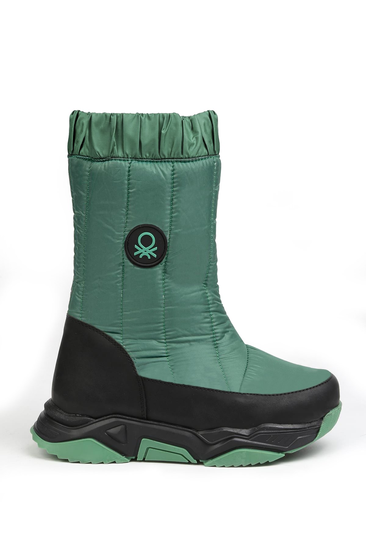 Benetton Yeşil Unisex Soğuğa Dayanıklı Çocuk Kar Botu & Çizme Outdoor BN-70002