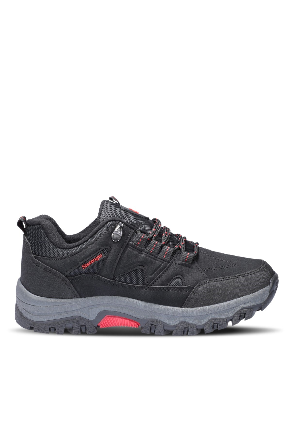 Slazenger Haakon Büyük Beden Erkek Outdoor Ayakkabı Siyah / Siyah Sa22oe098 SA22OE012