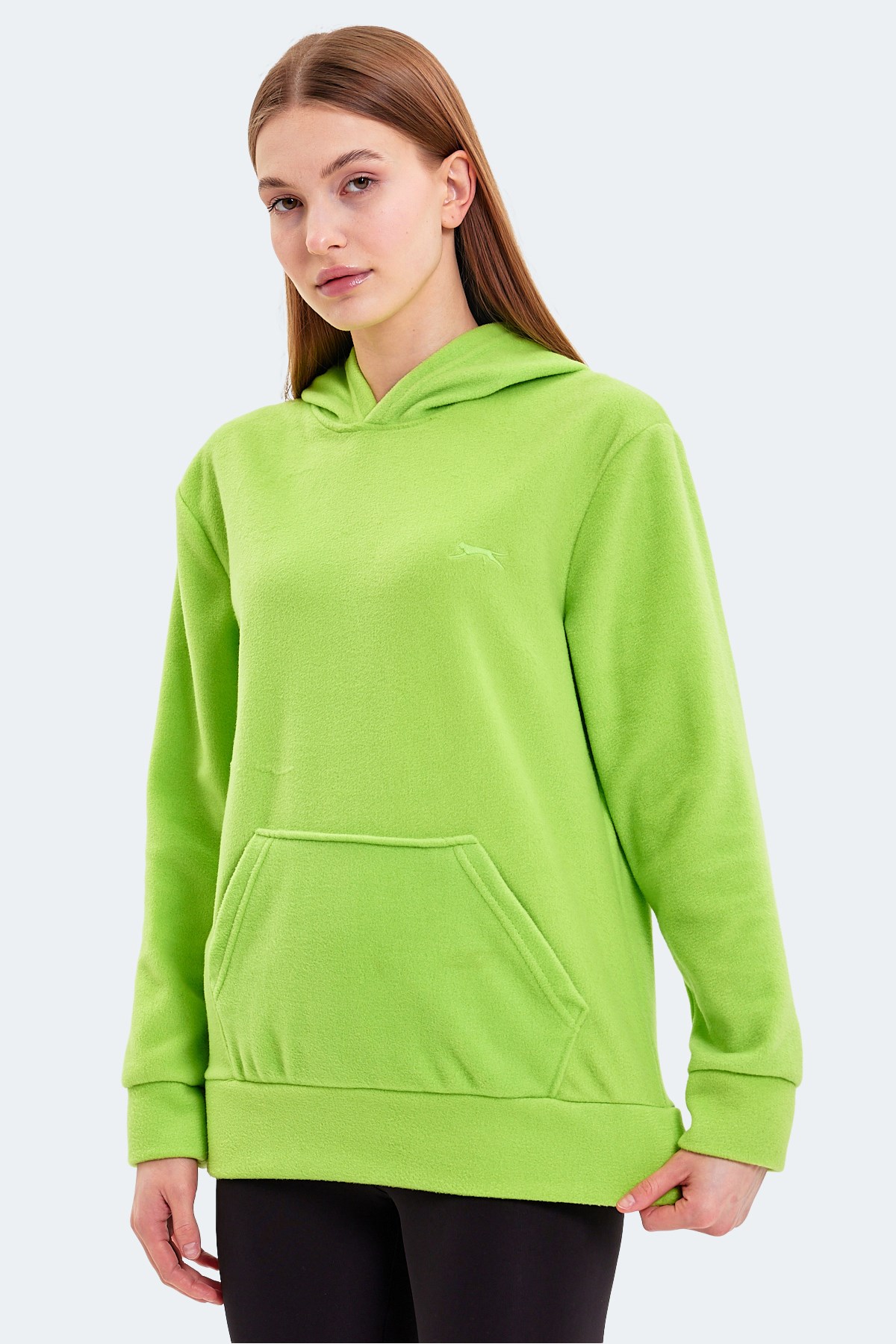 Slazenger SASSA IN Kadın Kapüşonlu Cepli Nane Polar Nane Slazenger SASSA IN Kadın Kapüşonlu Cepli Nane Polar Nane