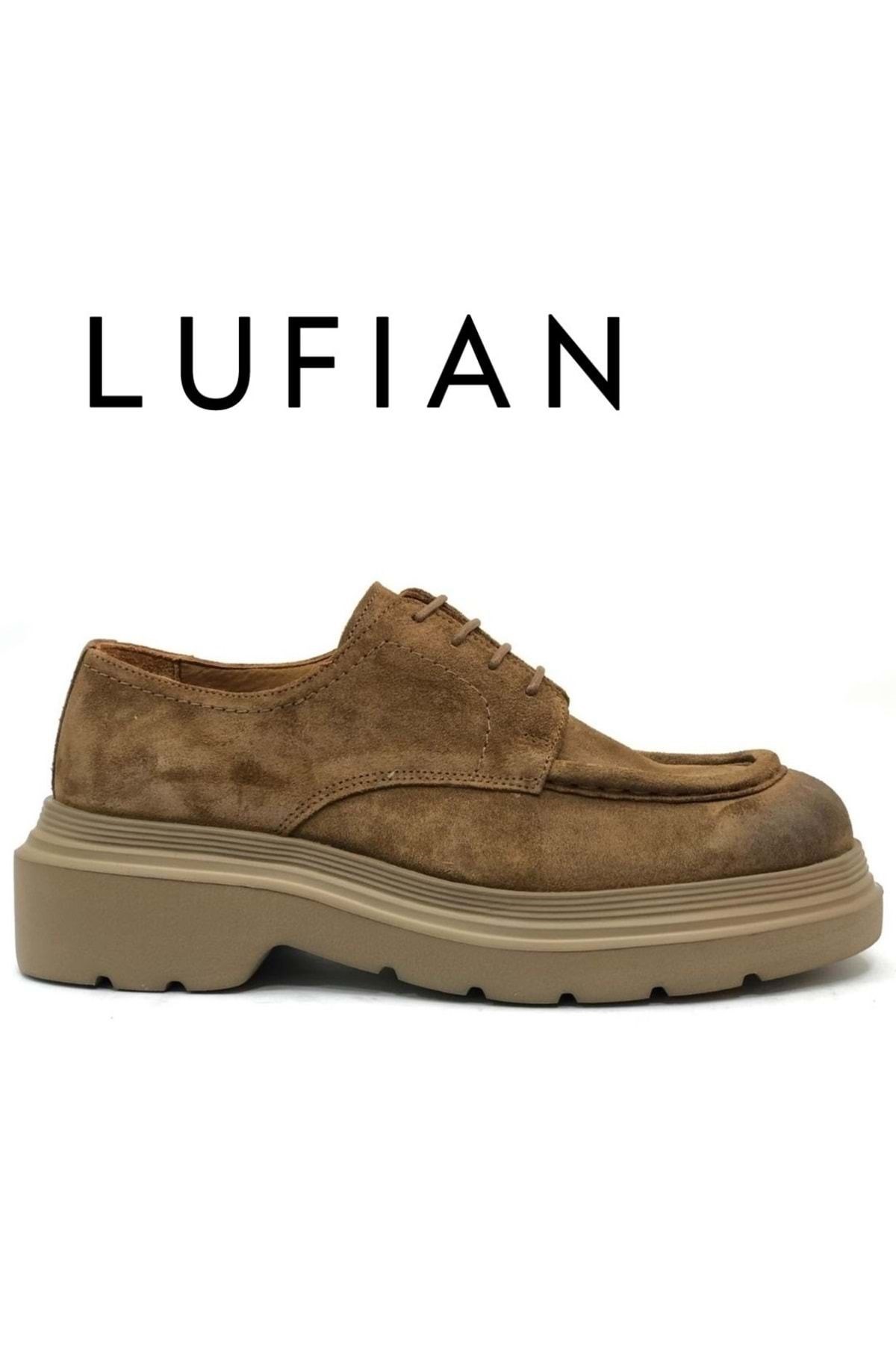 Hakiki Deri Taba Bağcıklı Casual Erkek Ayakkabı Lufian Logan Camel Sneaker Hakiki Deri Taba Bağcıklı Casual Erkek Ayakkabı Lufian Logan Camel Sneaker