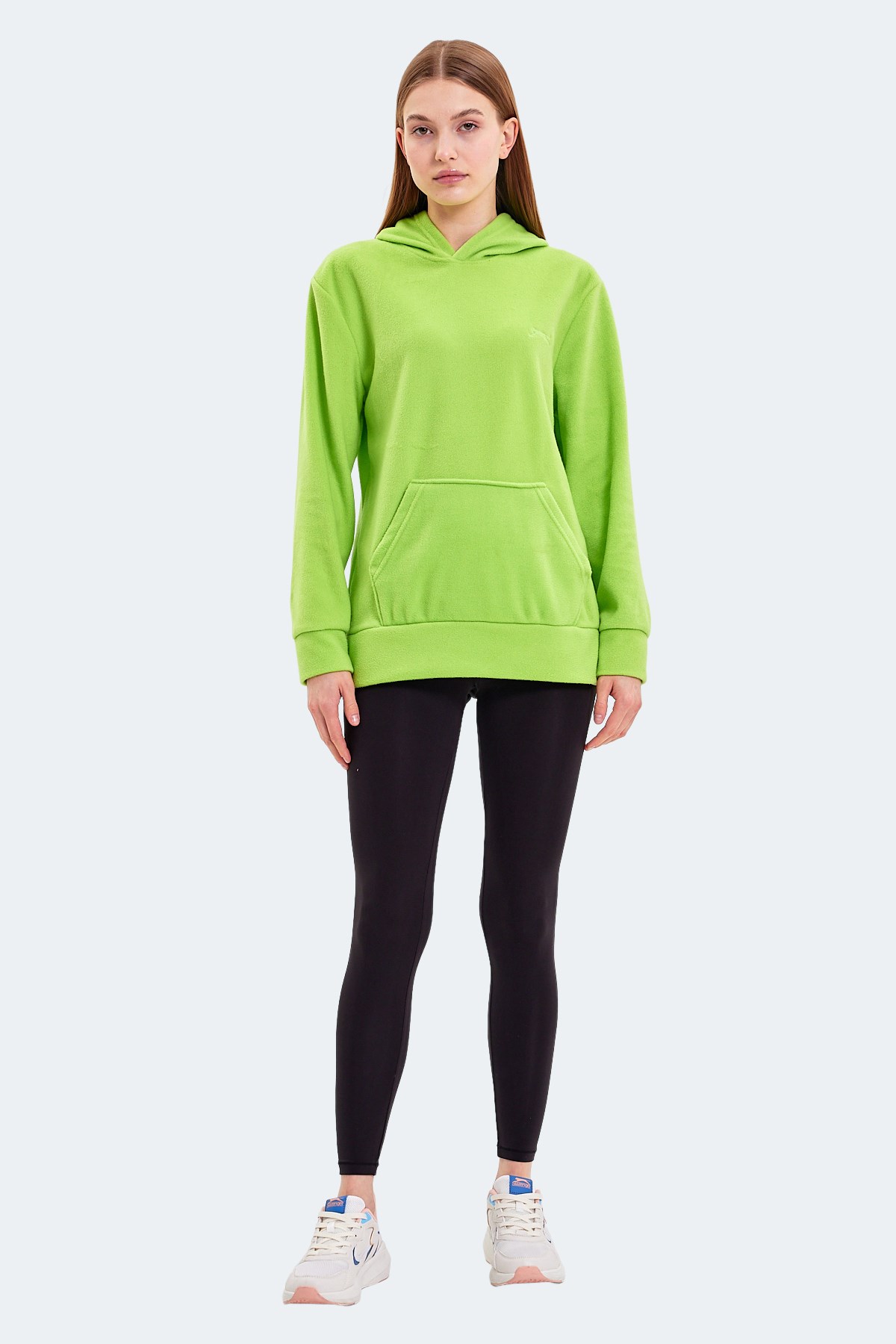 Slazenger SASSA IN Kadın Kapüşonlu Cepli Nane Polar Nane Slazenger SASSA IN Kadın Kapüşonlu Cepli Nane Polar Nane