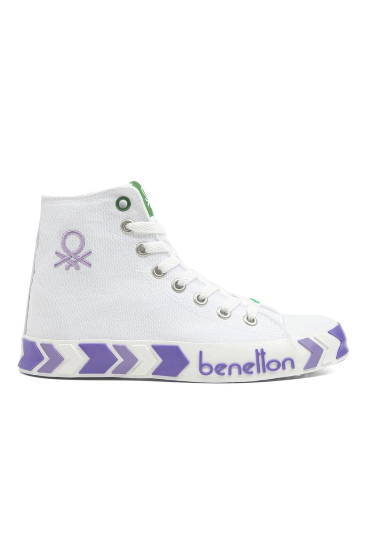 Benetton ® | Bn-30621-3374 Beyaz Lila - Kadın Spor Ayakkabı Benetton ® | Bn-30621-3374 Beyaz Lila - Kadın Spor Ayakkabı