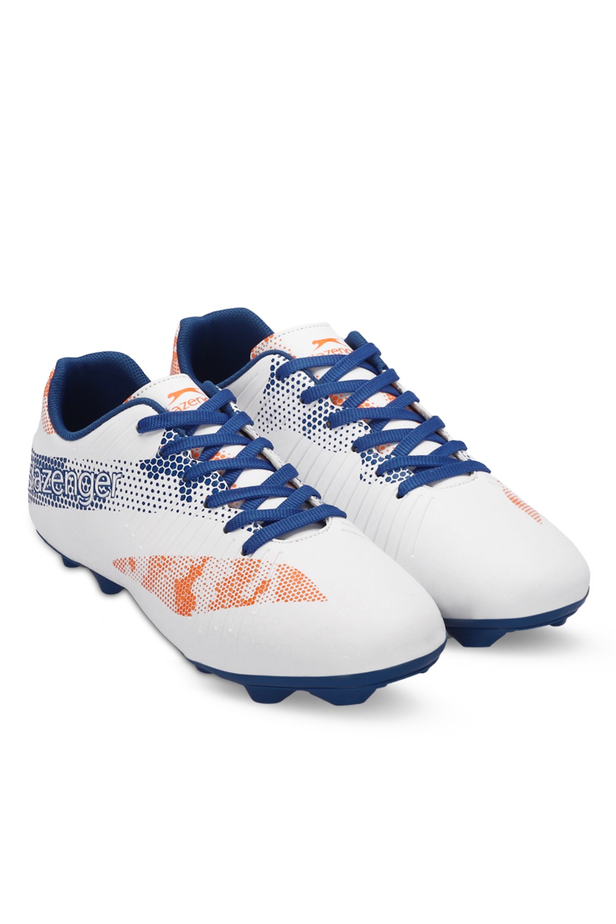 Slazenger CYPRUS KRP Çocuk Halı Saha Beyaz / Saks Mavi Futbol Ayakkabısı SA24FE014 Slazenger CYPRUS KRP Çocuk Halı Saha Beyaz / Saks Mavi Futbol Ayakkabısı SA24FE014