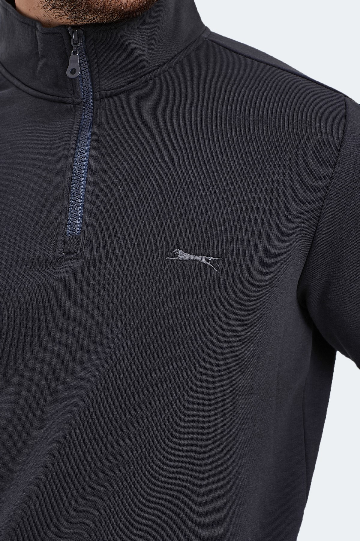 Slazenger SAMMY IN Erkek Sweatshirt Koyu Gri ST23WE453