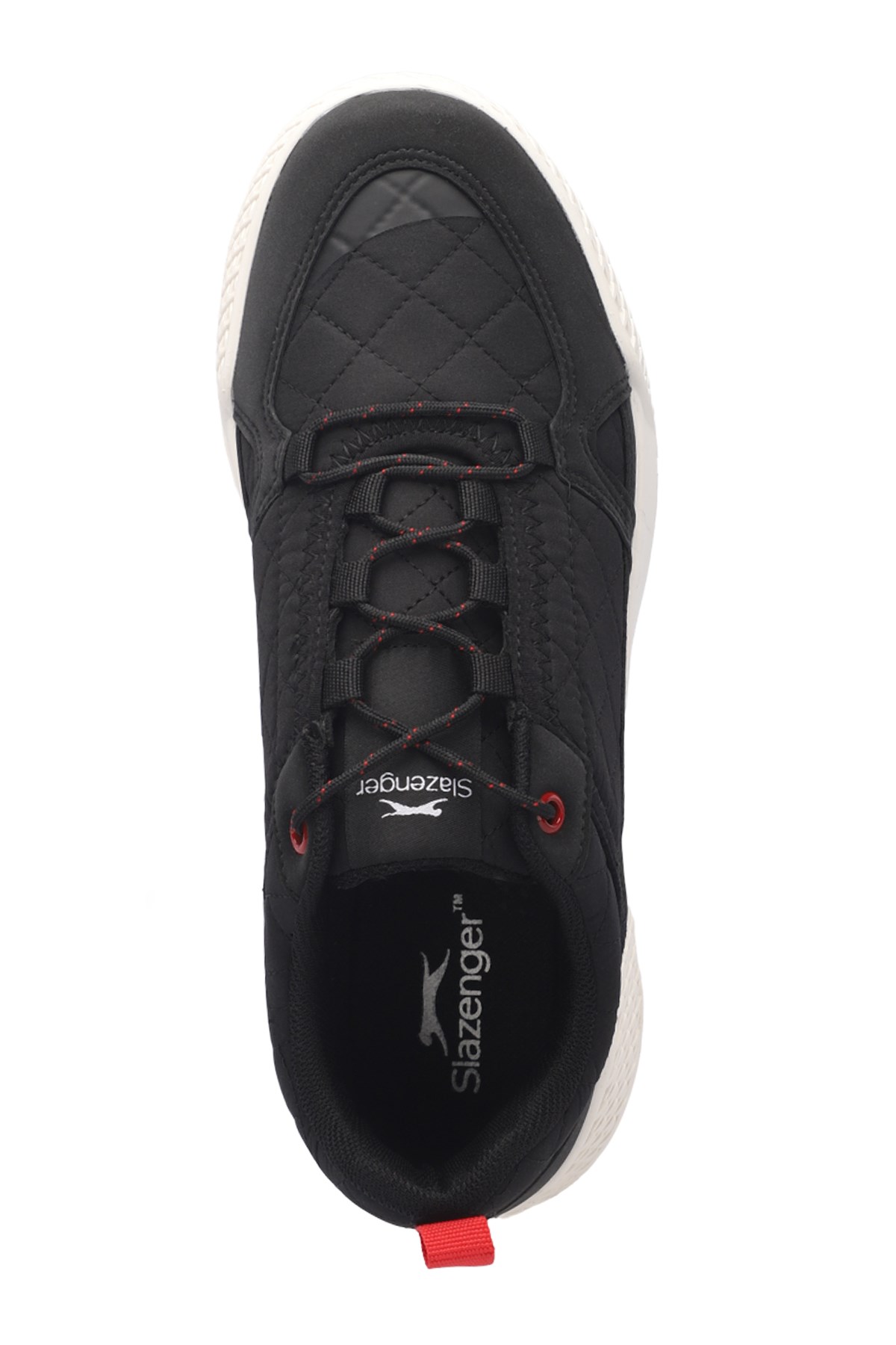 Slazenger TERENTIY Erkek  Siyah / Kırmızı Günlük Spor Ayakkabısı SA24OE073 Siyah / Kırmızı