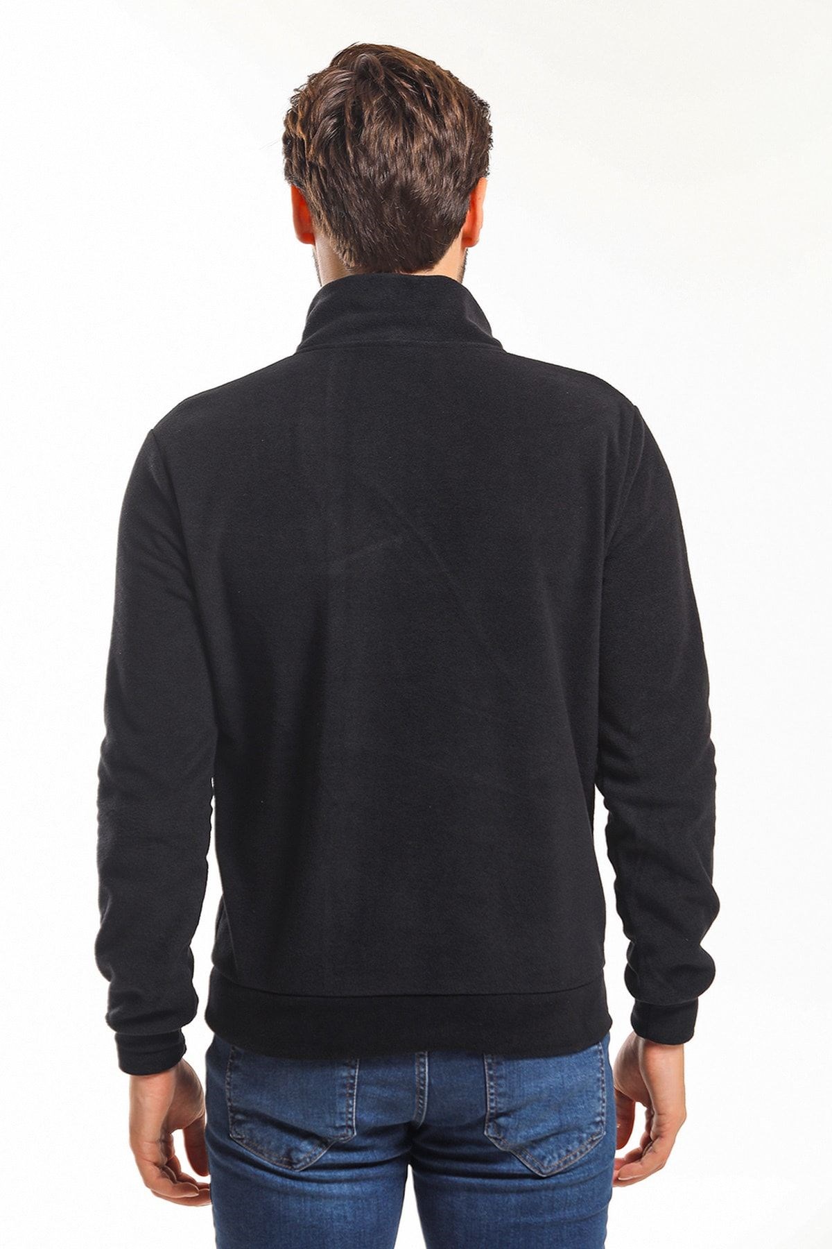 Slazenger SOLID Erkek Sweatshirt Siyah ST21WE052 Slazenger SOLID Erkek Sweatshirt Siyah ST21WE052