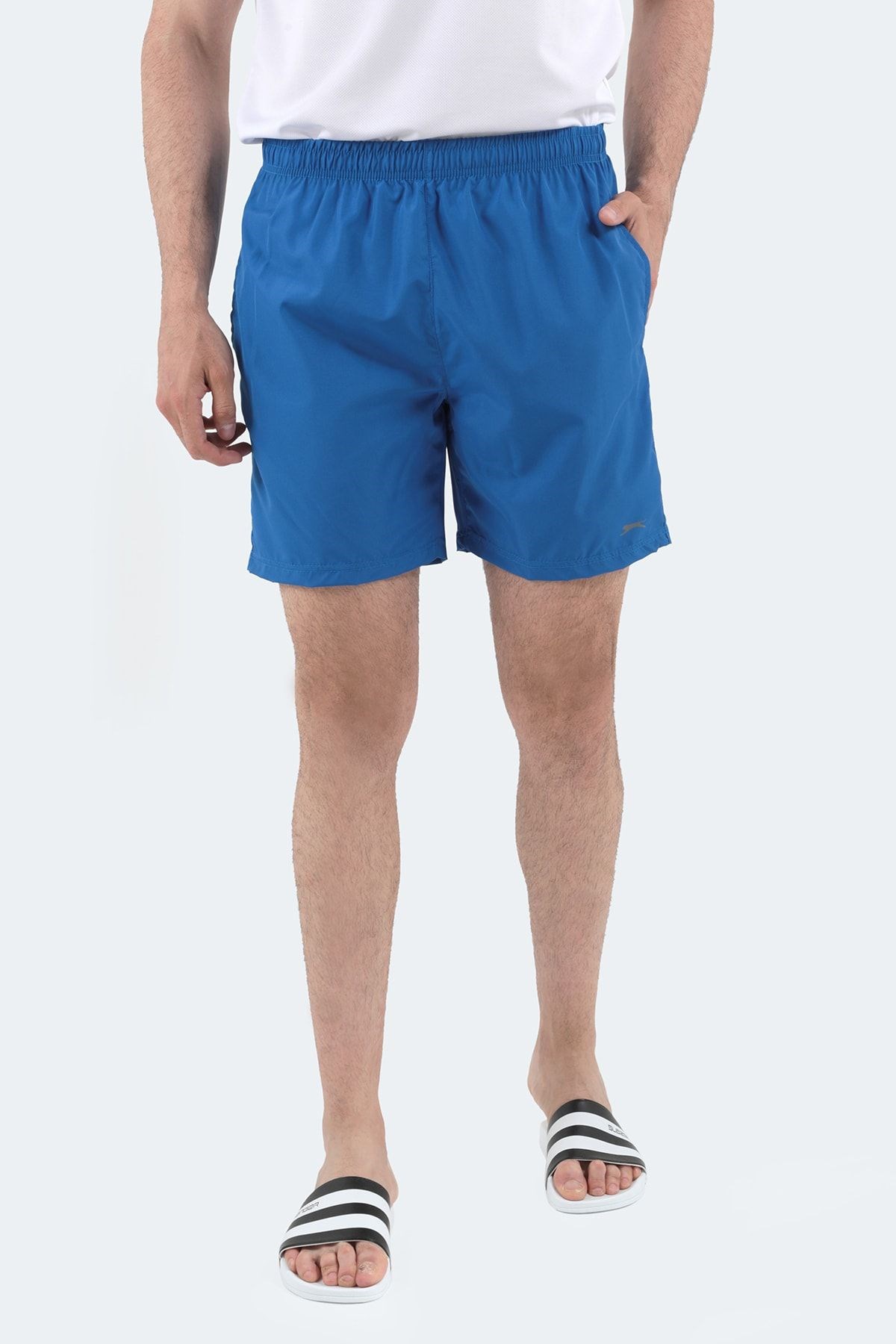 Slazenger St12se311-480 Rabi Saks Mavi Erkek Mayo Şort ST12SE311