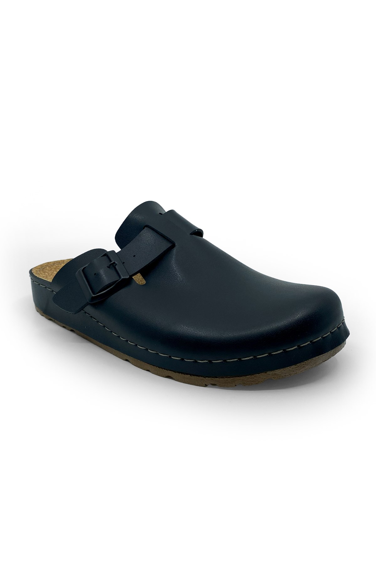  Anatomik Ortopedik Hemşire Doktor Aşçı Terliiği Siyah Sabo Unisex Terlik FLYSOFT S182.060