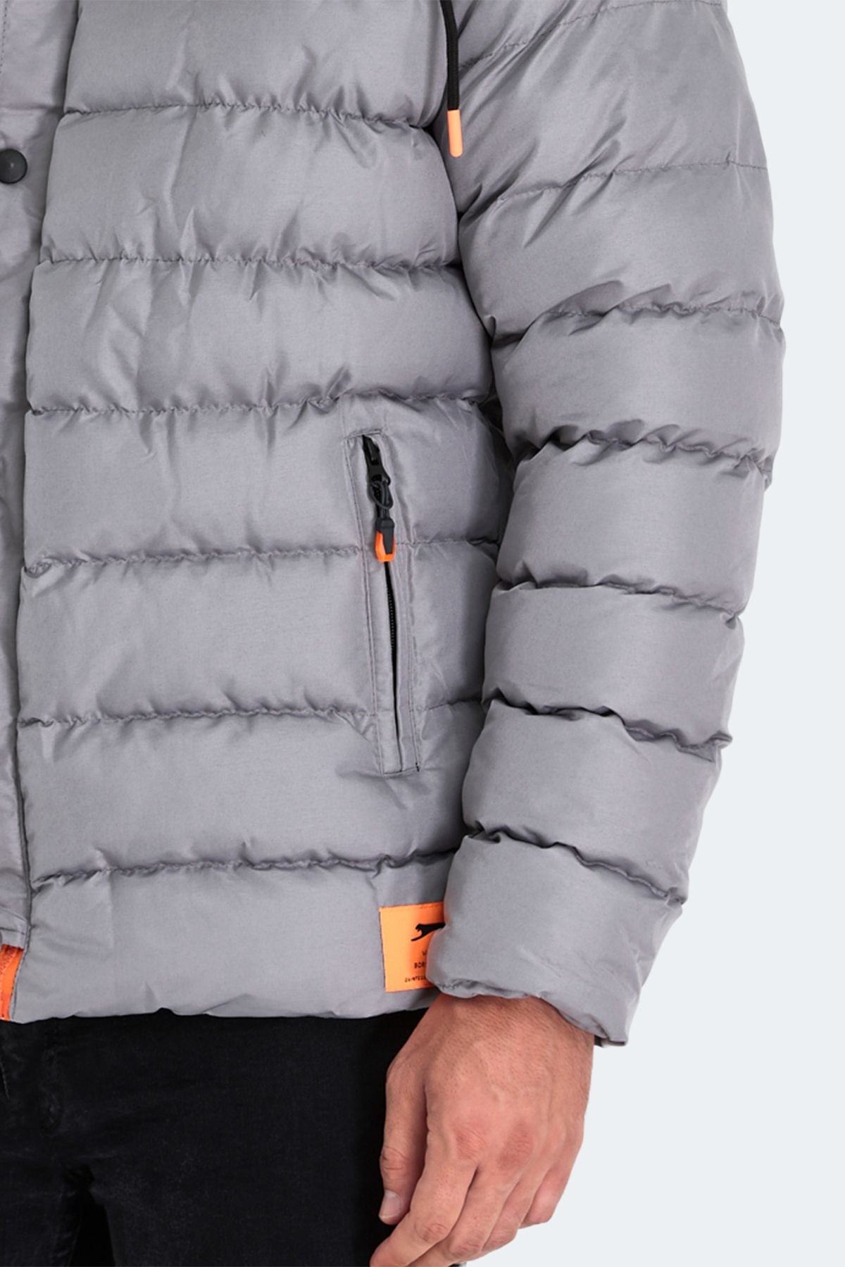 Slazenger SALINE Erkek Mont Gri ST23JE057 Slazenger SALINE Erkek Mont Gri ST23JE057