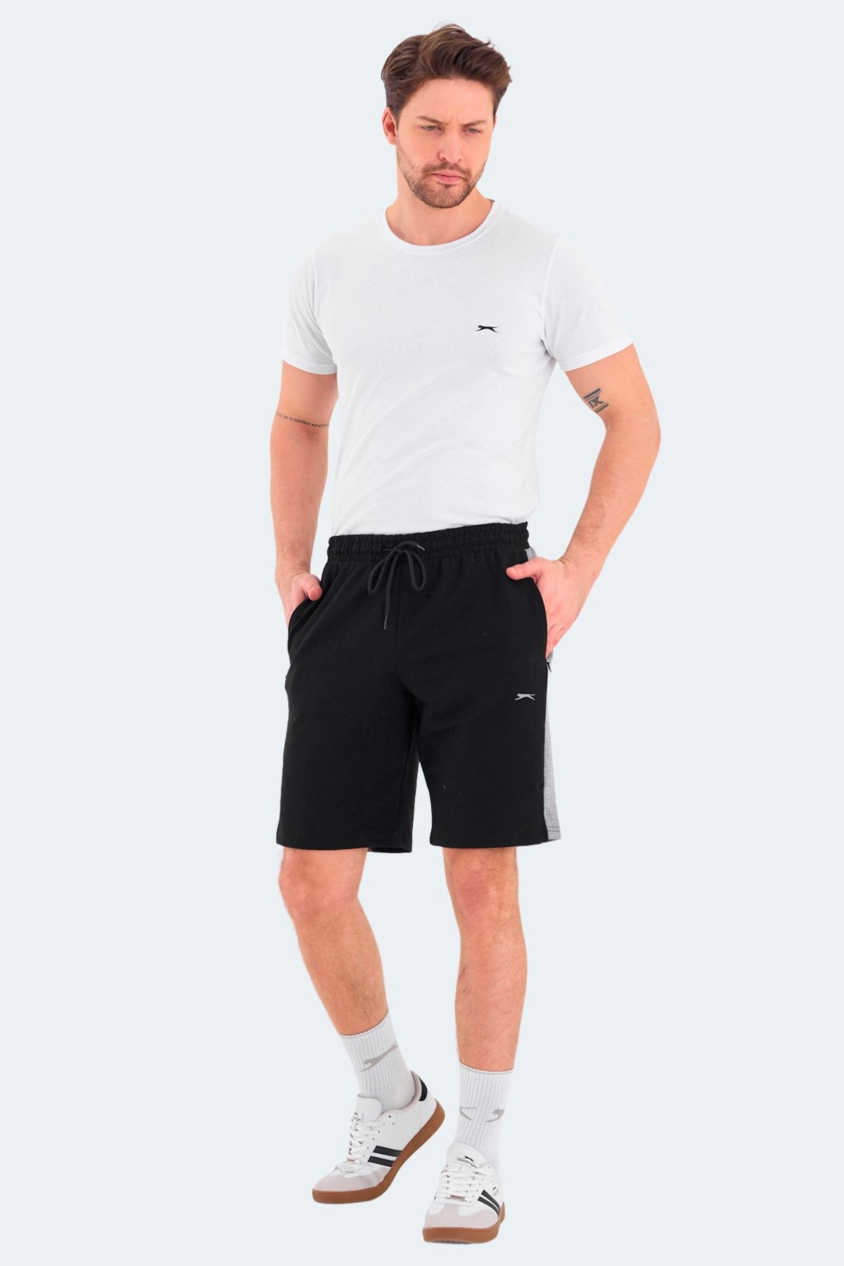 Slazenger Rıckey Erkek Şort Siyah ST12SE228