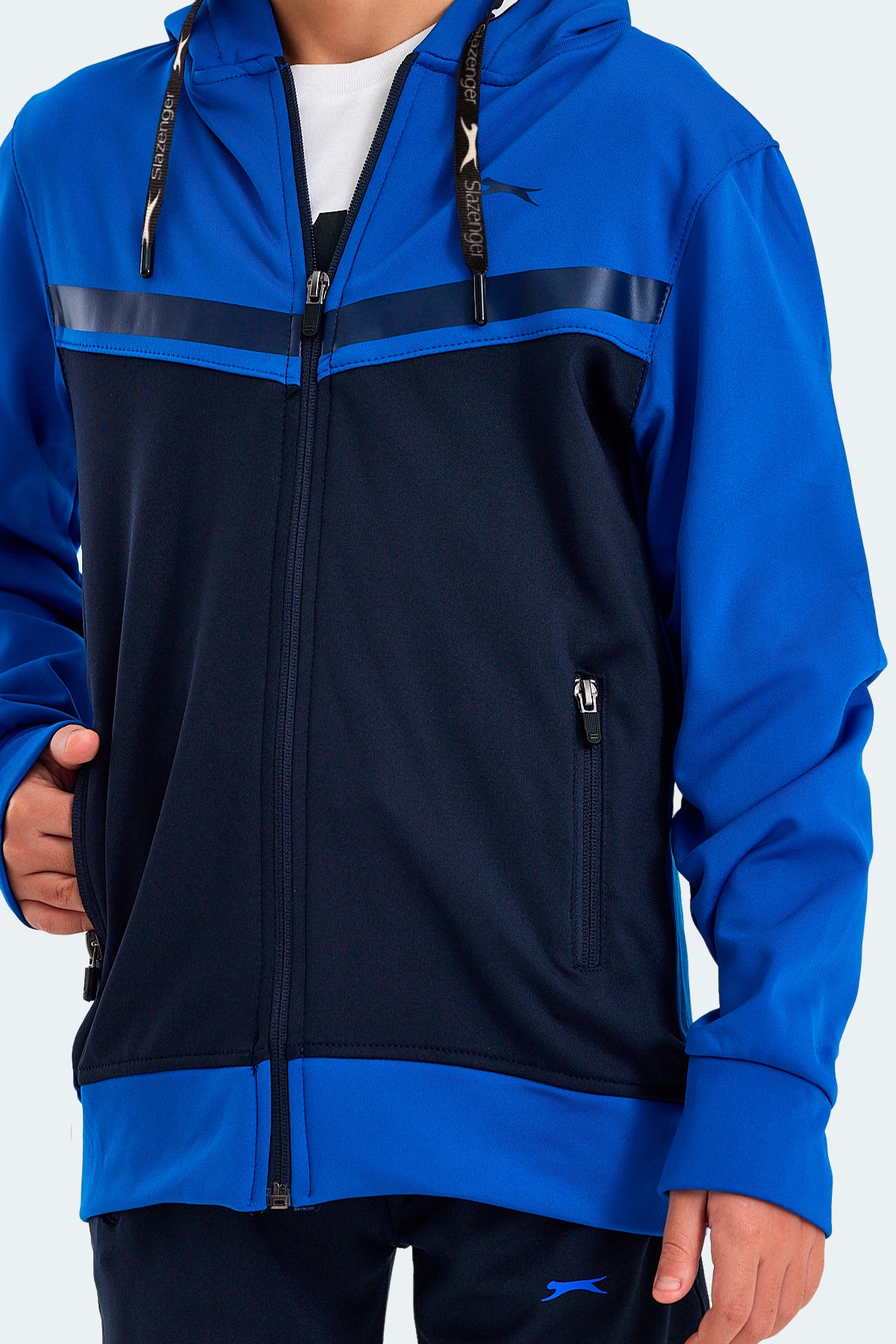 Slazenger NOON Erkek Çocuk Eşofman Takımı Lacivert / Saks Mavi ST24EC015