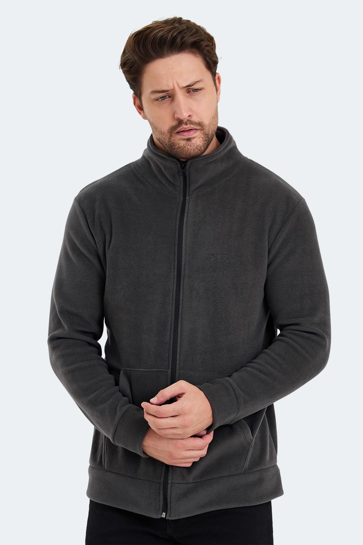 Slazenger SANSA Erkek  Koyu Gri Polar